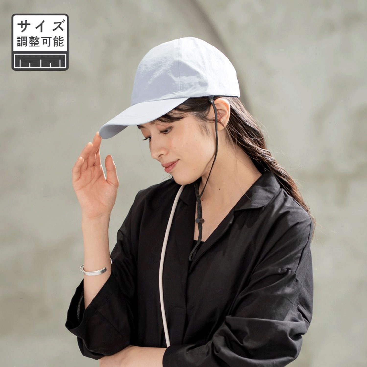 リフレッシュカラーの軽やかナイロンキャップ - 画像1