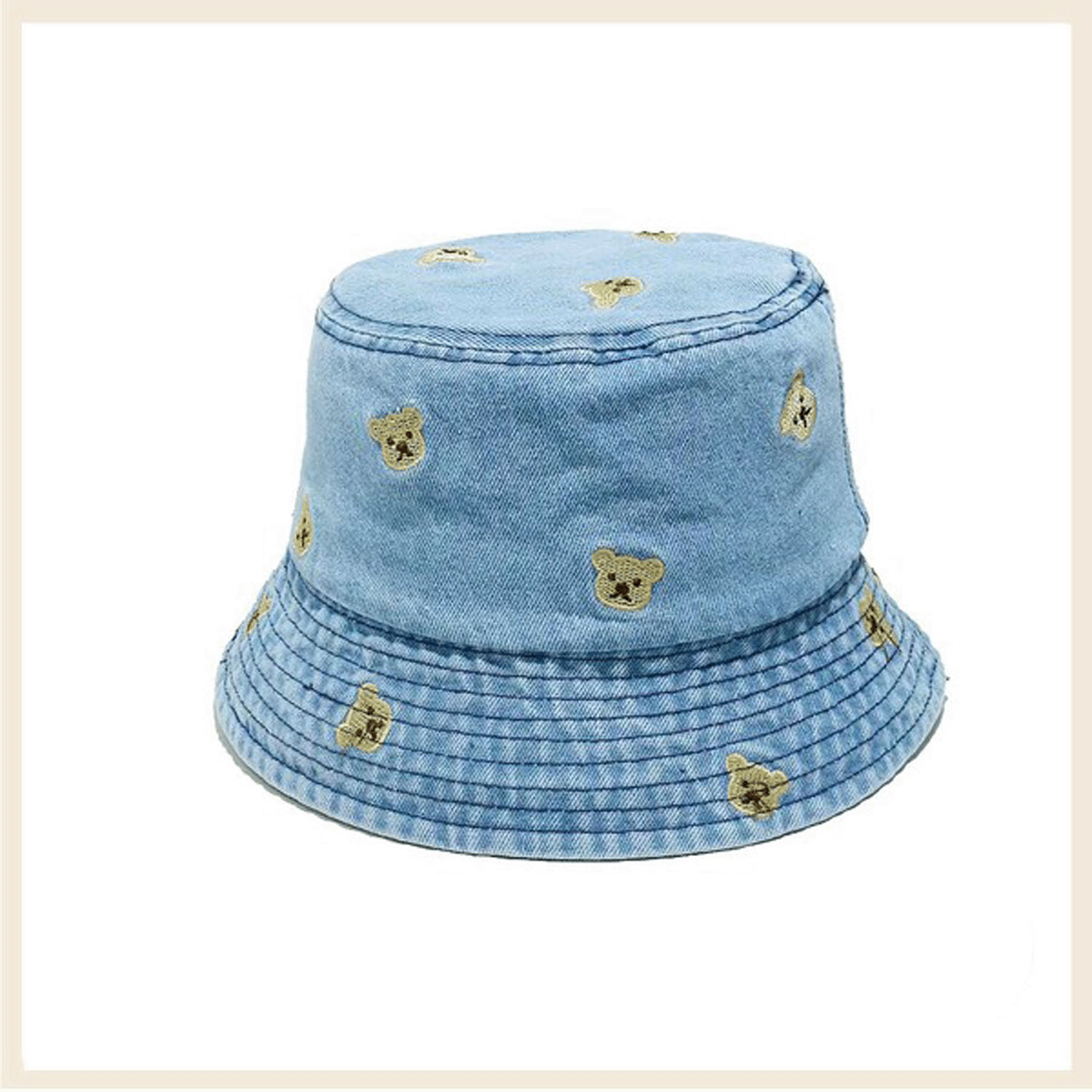 デニムバケット クマ柄 - 画像2