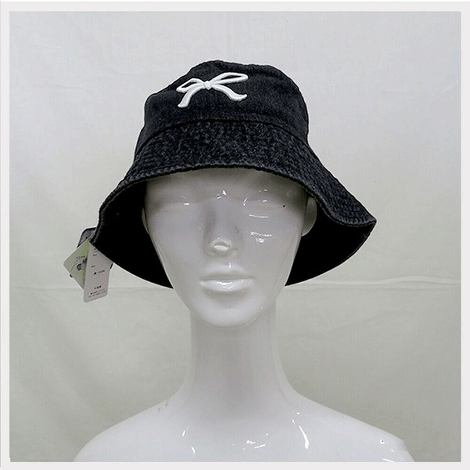 デニムバケット リボン柄 - 画像2