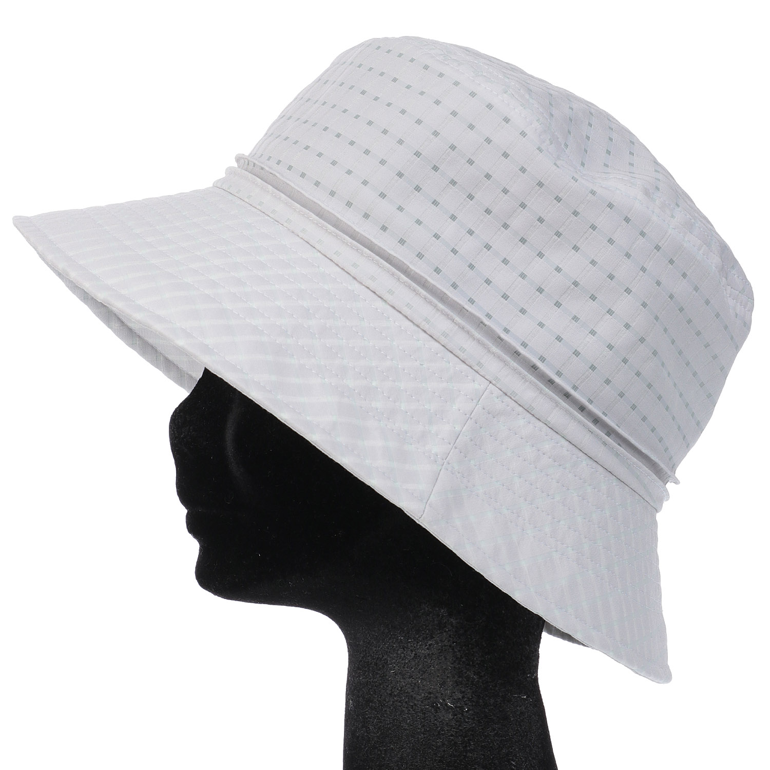 MMCチェックピンタックハット