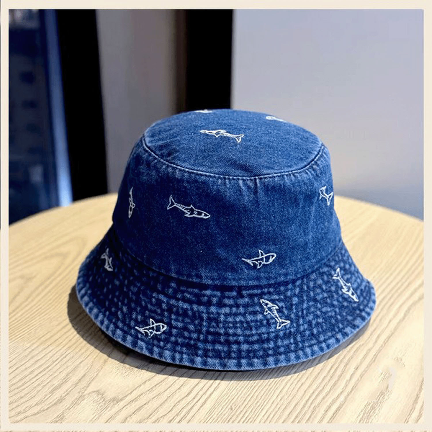 デニムバケット シャーク