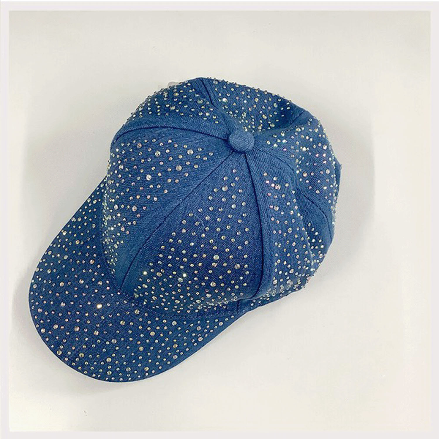ラインストーンデニムキャップ - 画像6