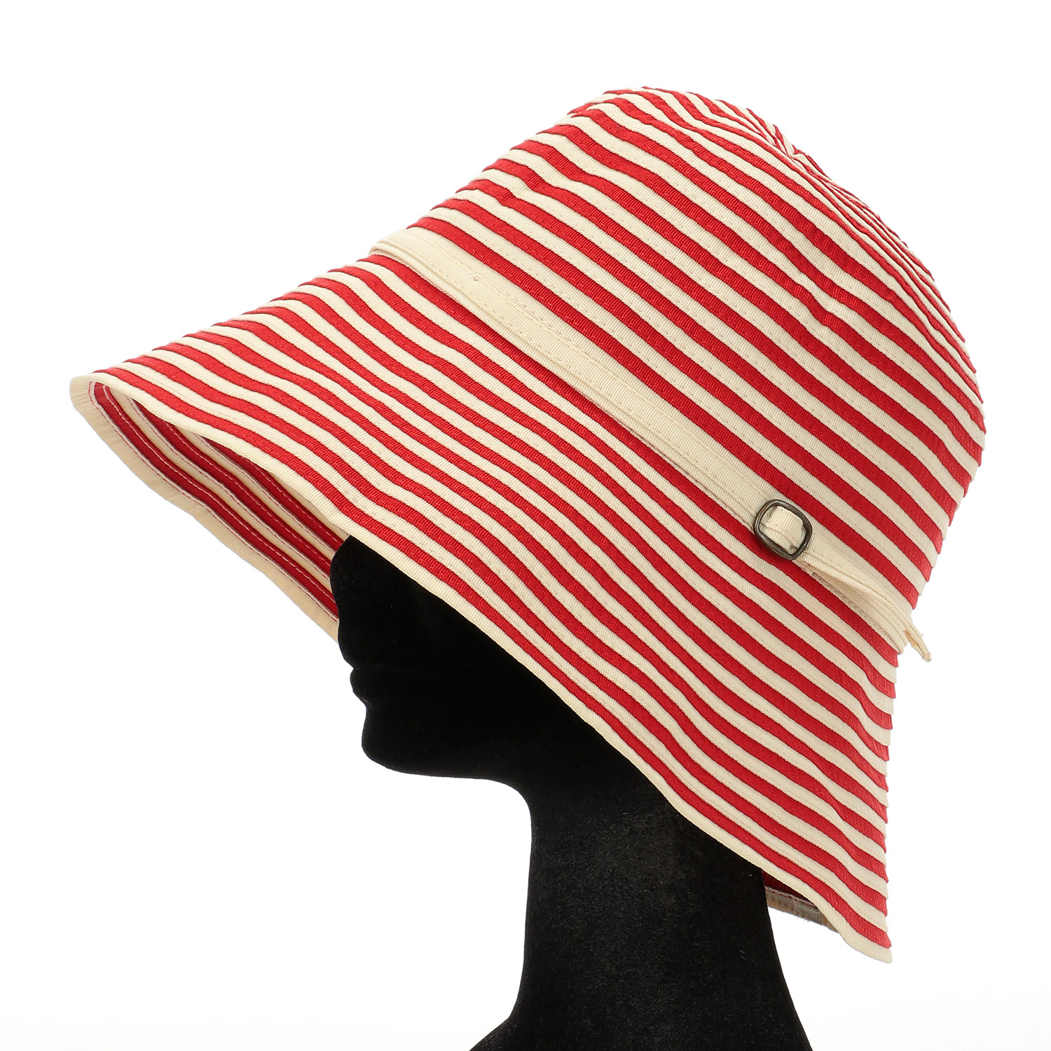 バイカラーボーダーブレードハット - 画像3