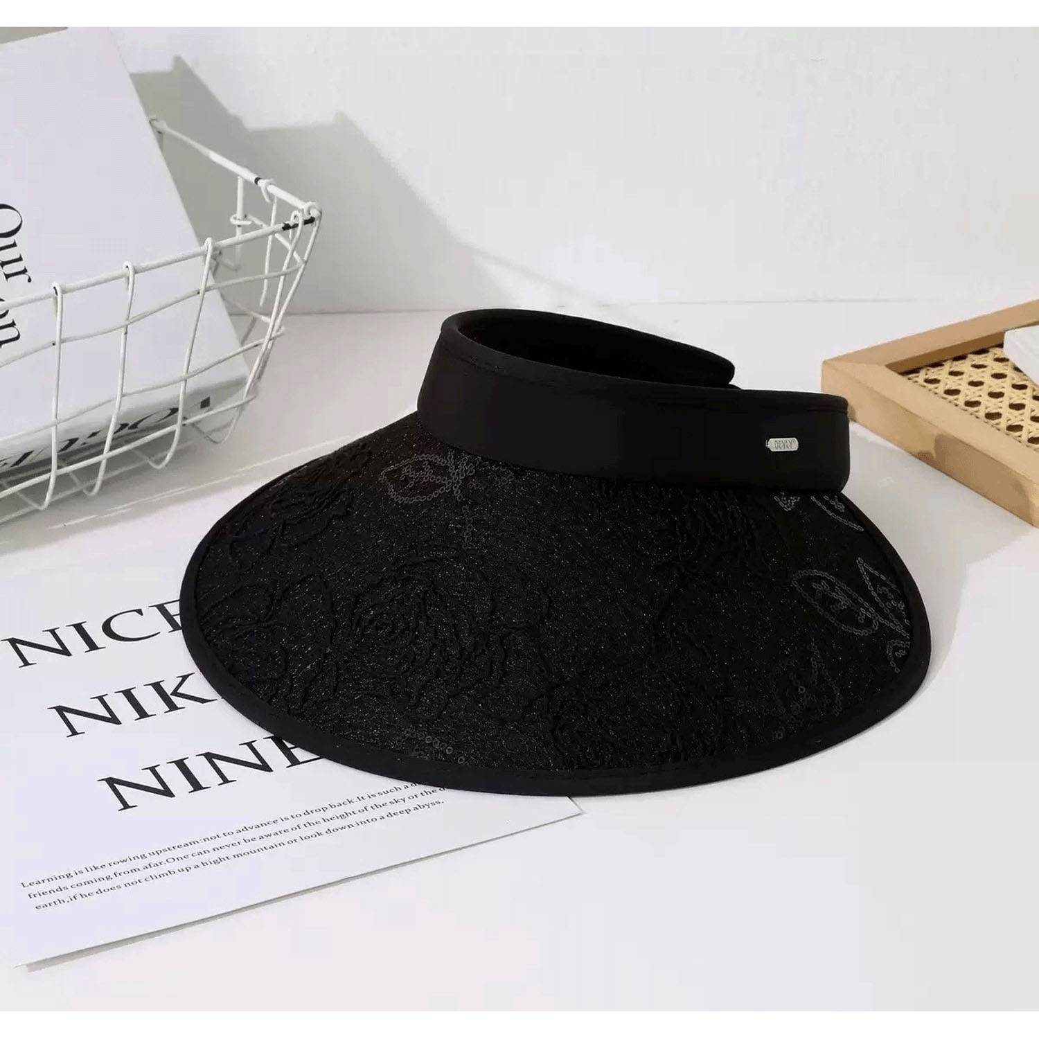 ローズレースサンバイザー - 画像2