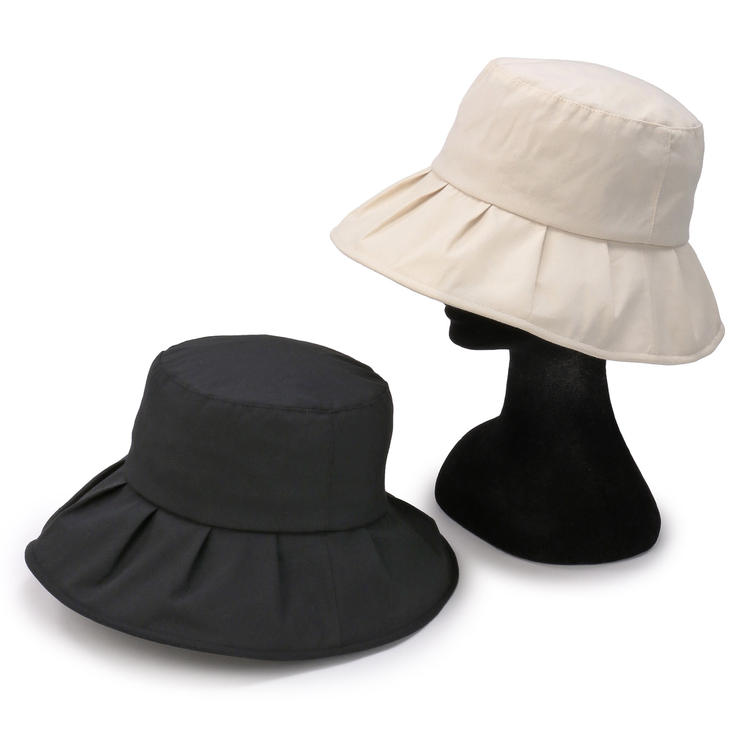 花粉対策ギャザーハット