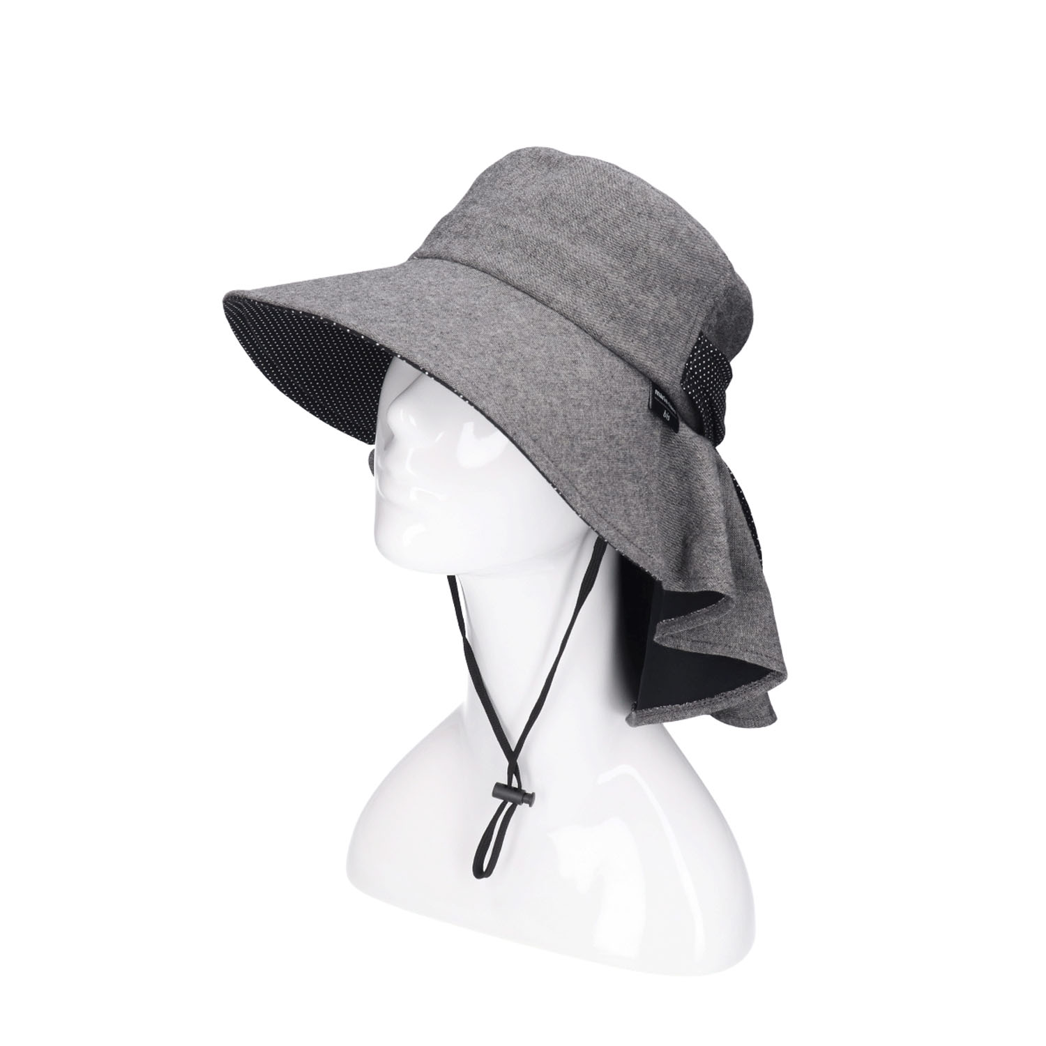 marie claire bis  ドットギャザーハット