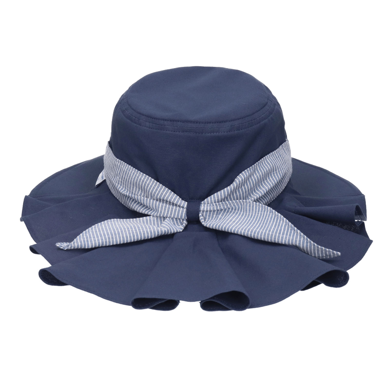 marie claire bis ストライプギャザーハット - 画像7