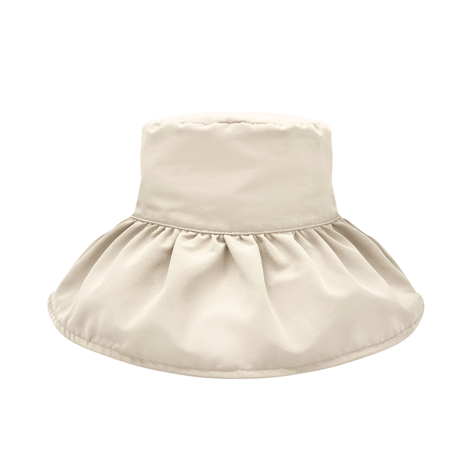 pink trick 完全遮光つば広フリルハット - 画像3