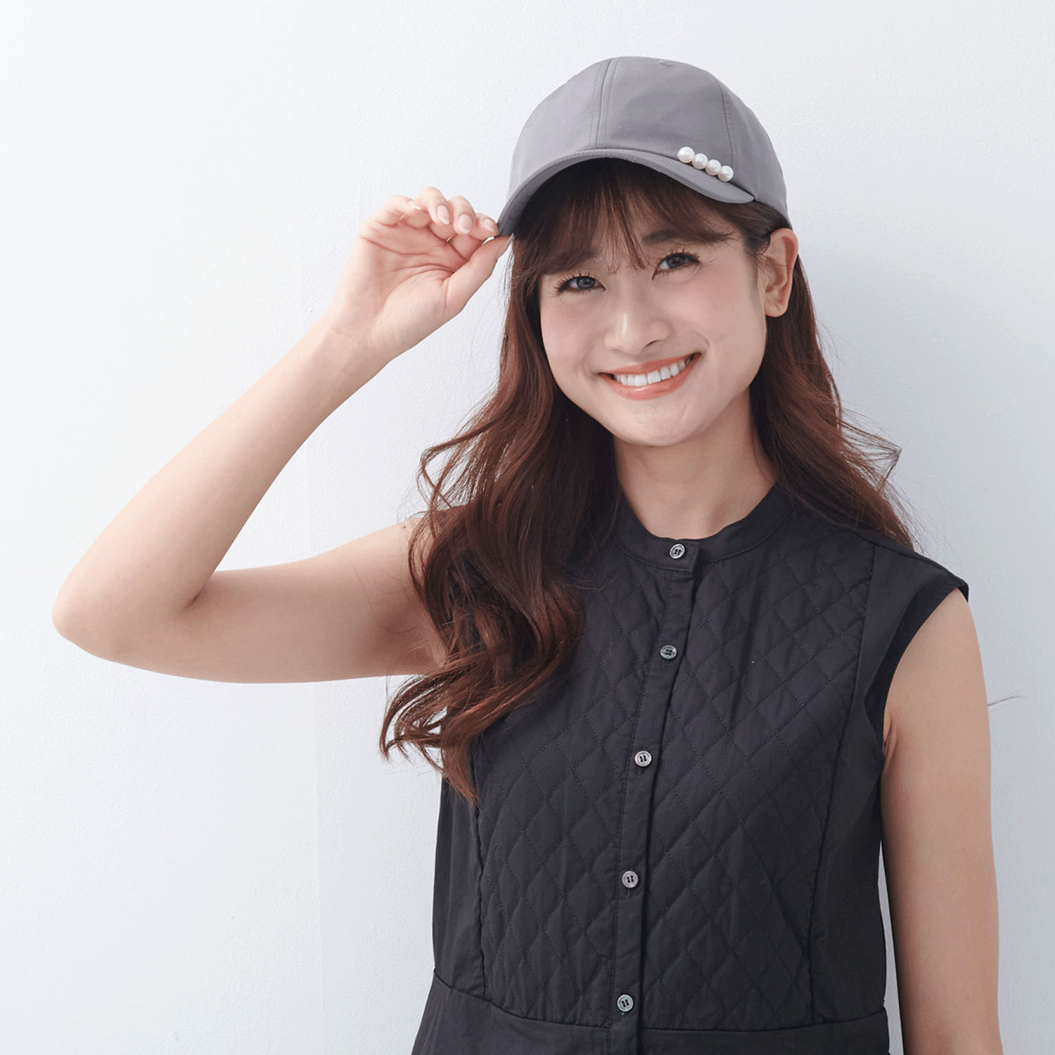 pink torick 完全遮光撥水パールキャップ - 画像2