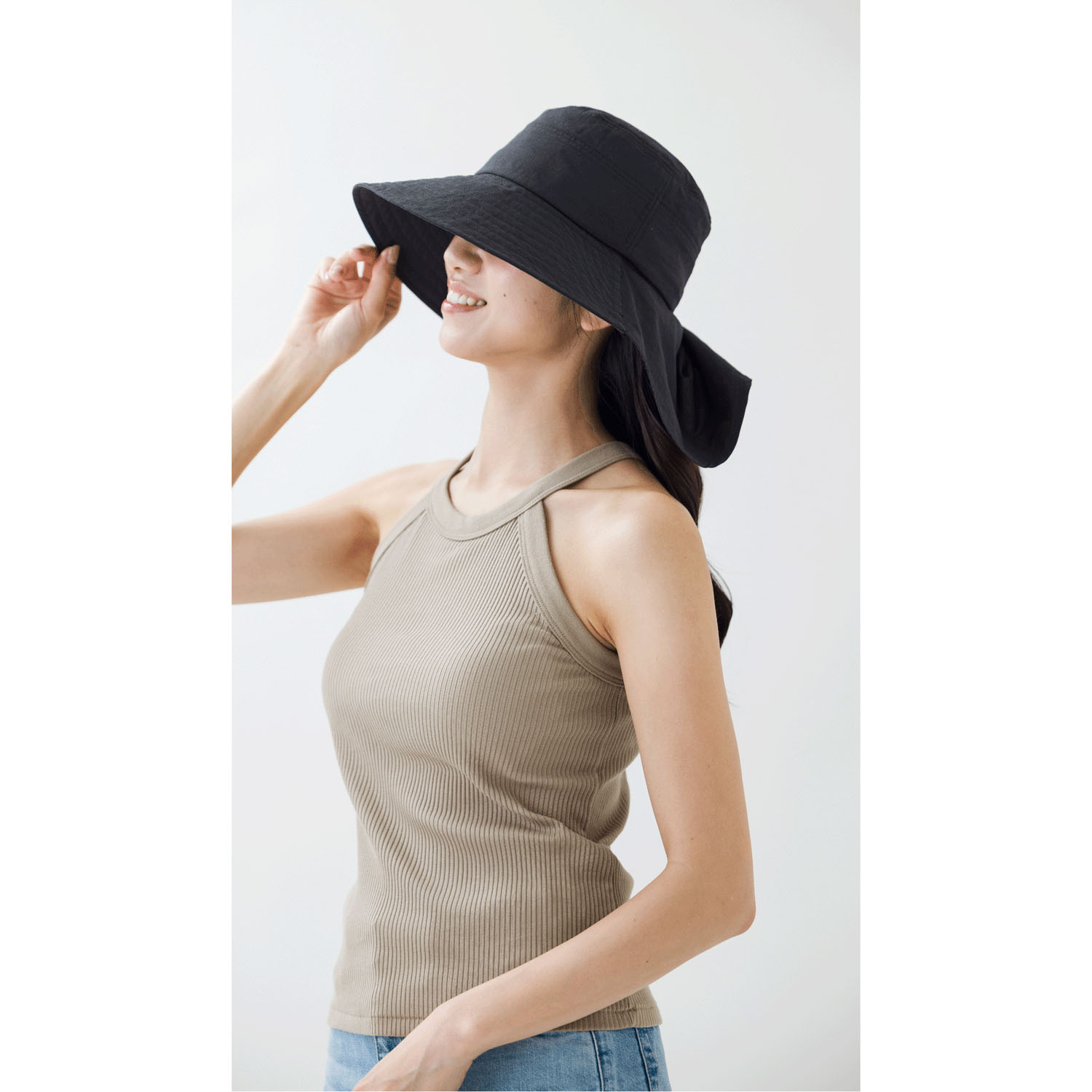 SAEGI 襟足美人タレ付きハット - 画像3