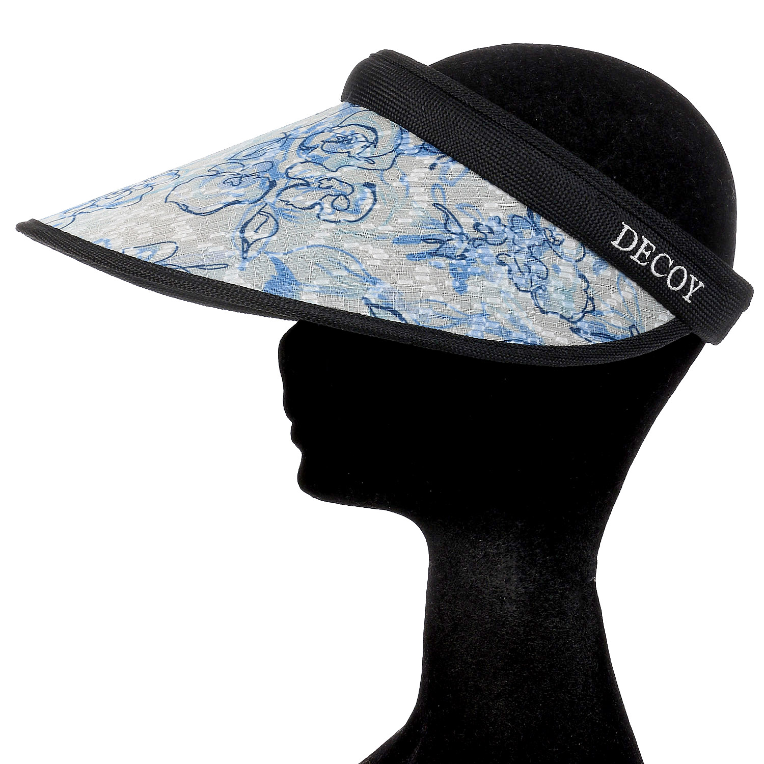 線画フラワークリップバイザー - 画像4