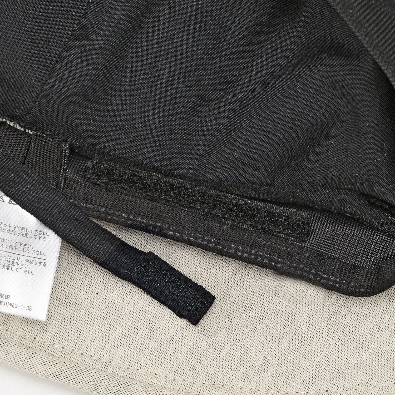 【在庫限り終了】ハットクリップ付き麻混切替ハット - 画像5