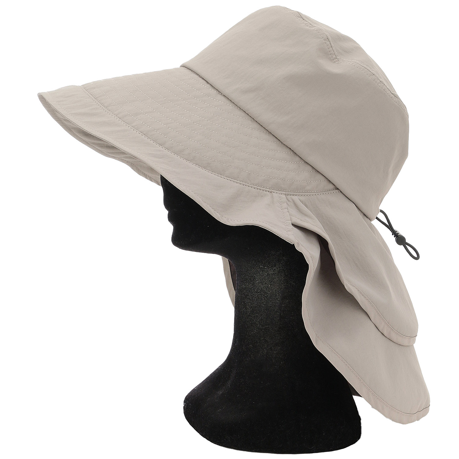 【ベージュ終了】UVシェードハット - 画像2