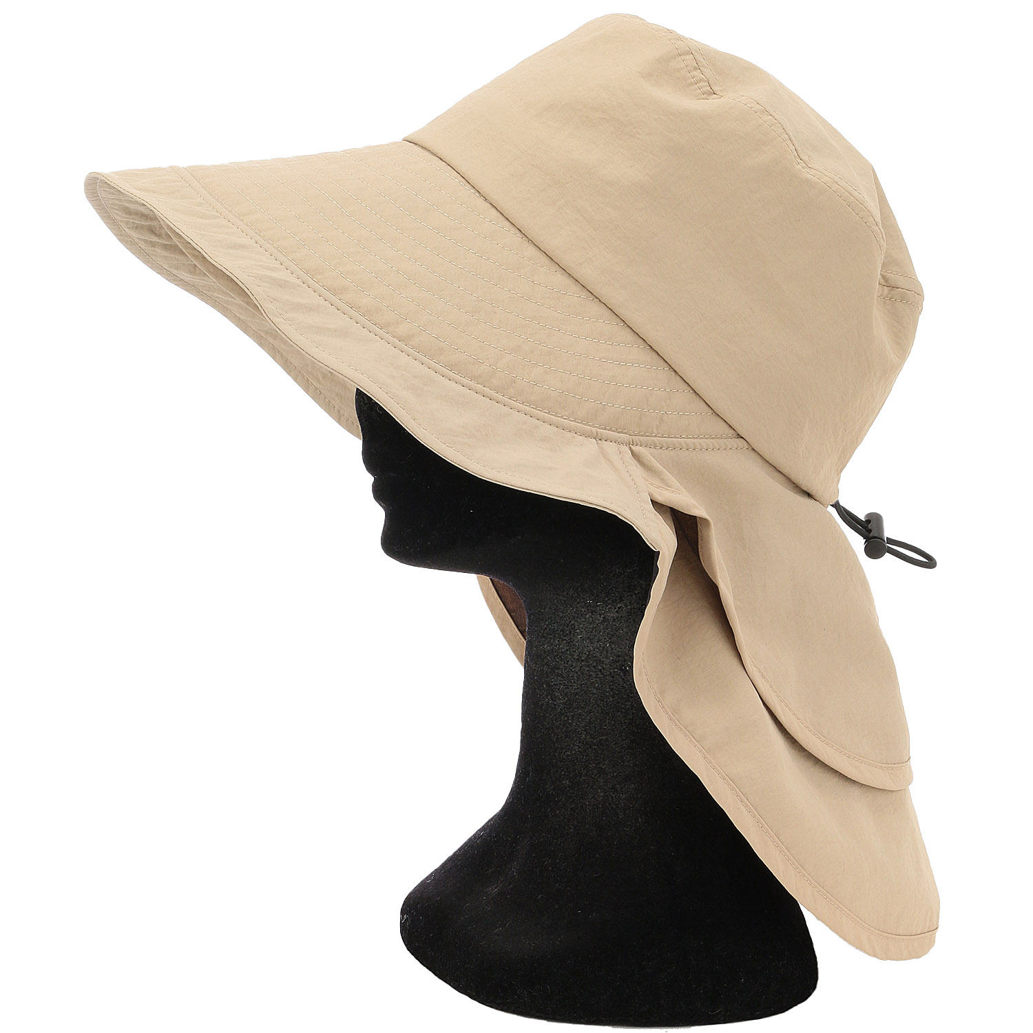 【ベージュ終了】UVシェードハット - 画像4