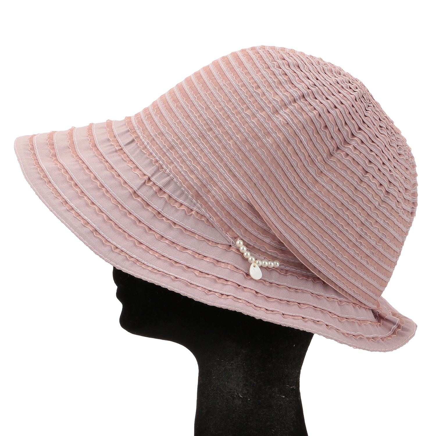 【ベージュ、ピンク終了】オーガンジーブレードクロッシェ - 画像5