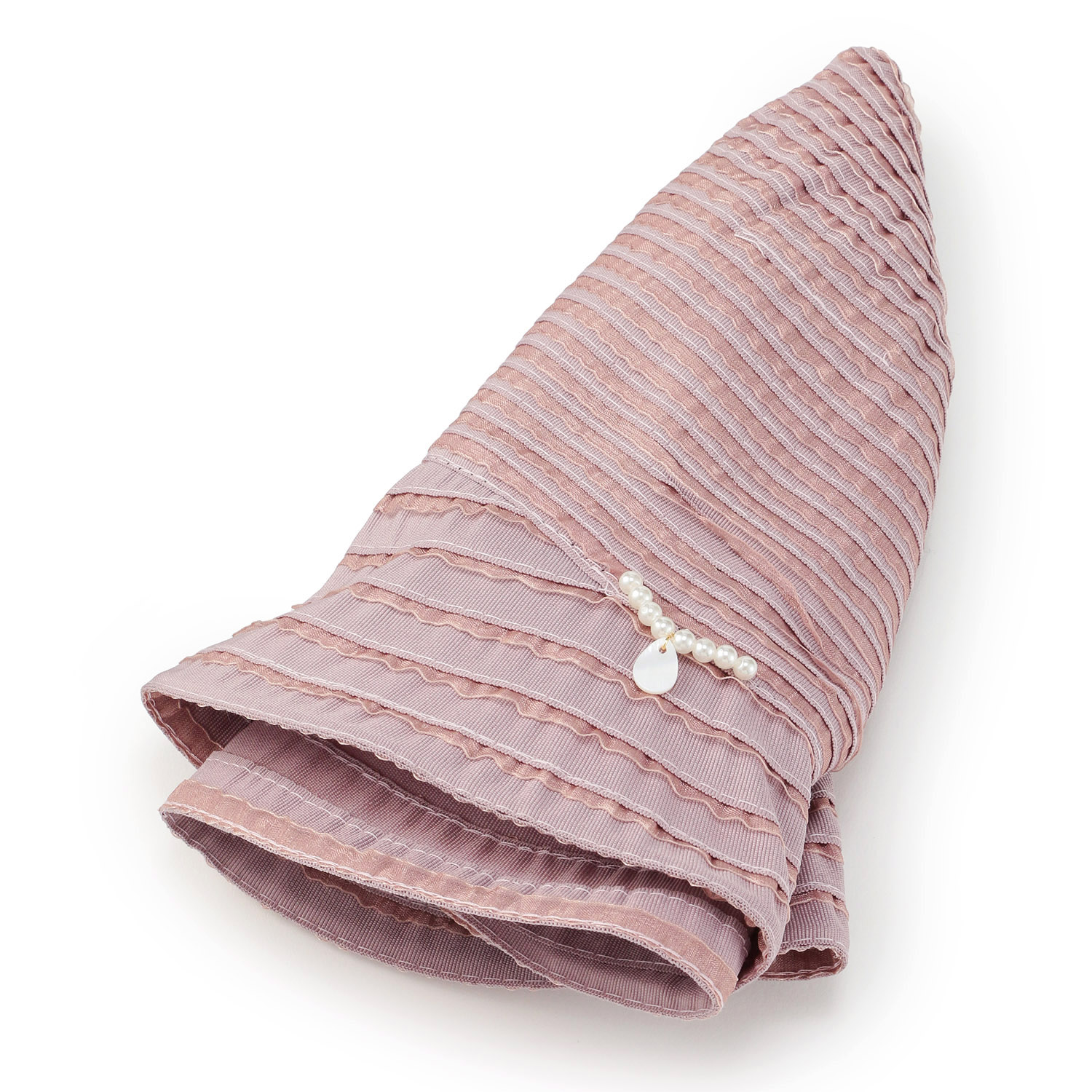 【ベージュ、ピンク終了】オーガンジーブレードクロッシェ - 画像8