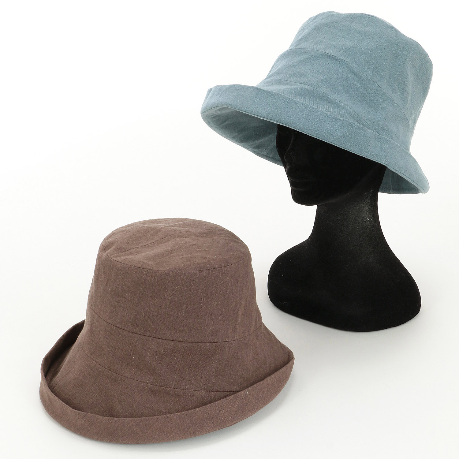 単色リネンオブザーハット - 画像1