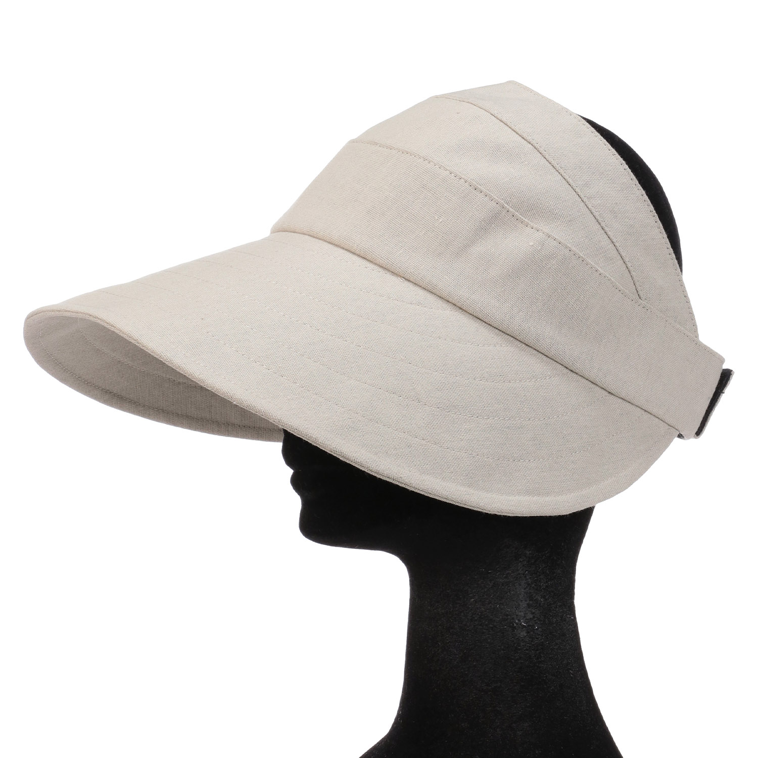 麻混バイザー - 画像3