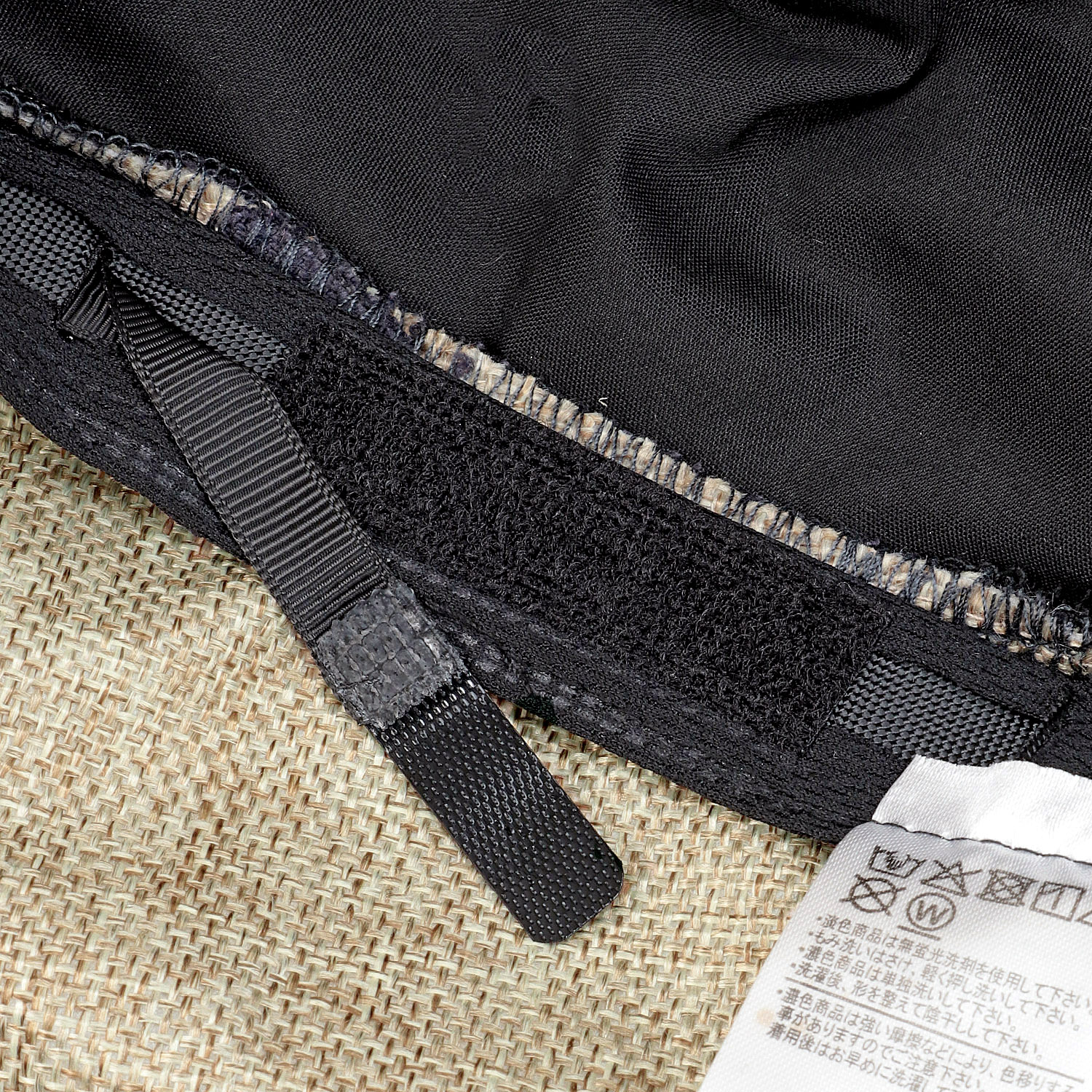 【ベージュ、ネイビーブルー終了】ポリジュートクリップ付き変形セーラー - 画像5