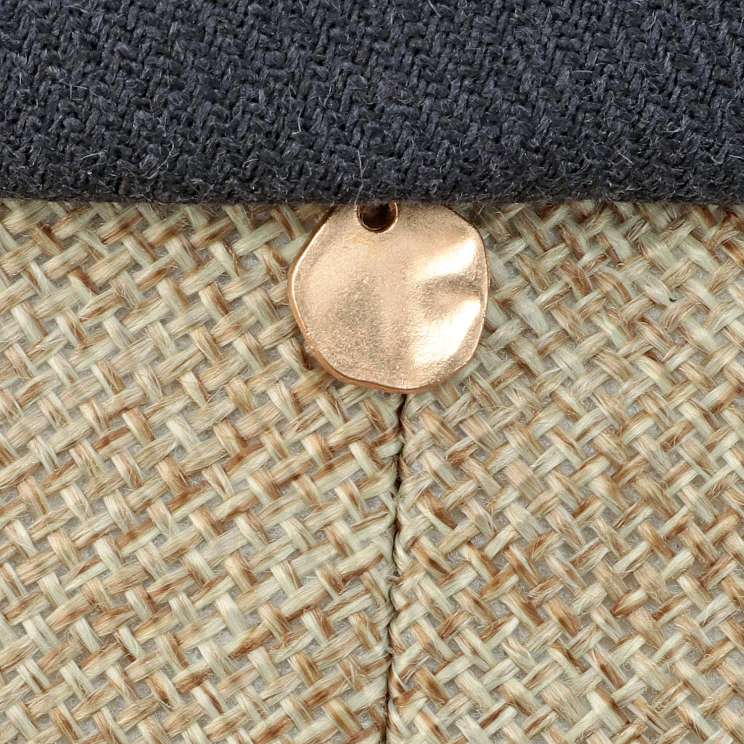 【ベージュ、ネイビーブルー終了】ポリジュートクリップ付き変形セーラー - 画像7