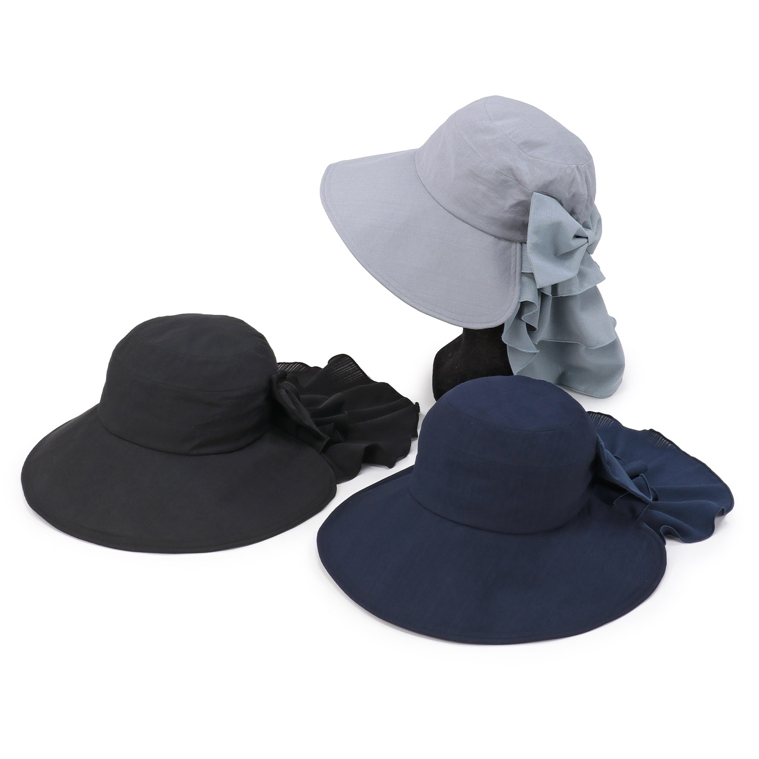 一級遮光フリルハット - 画像1