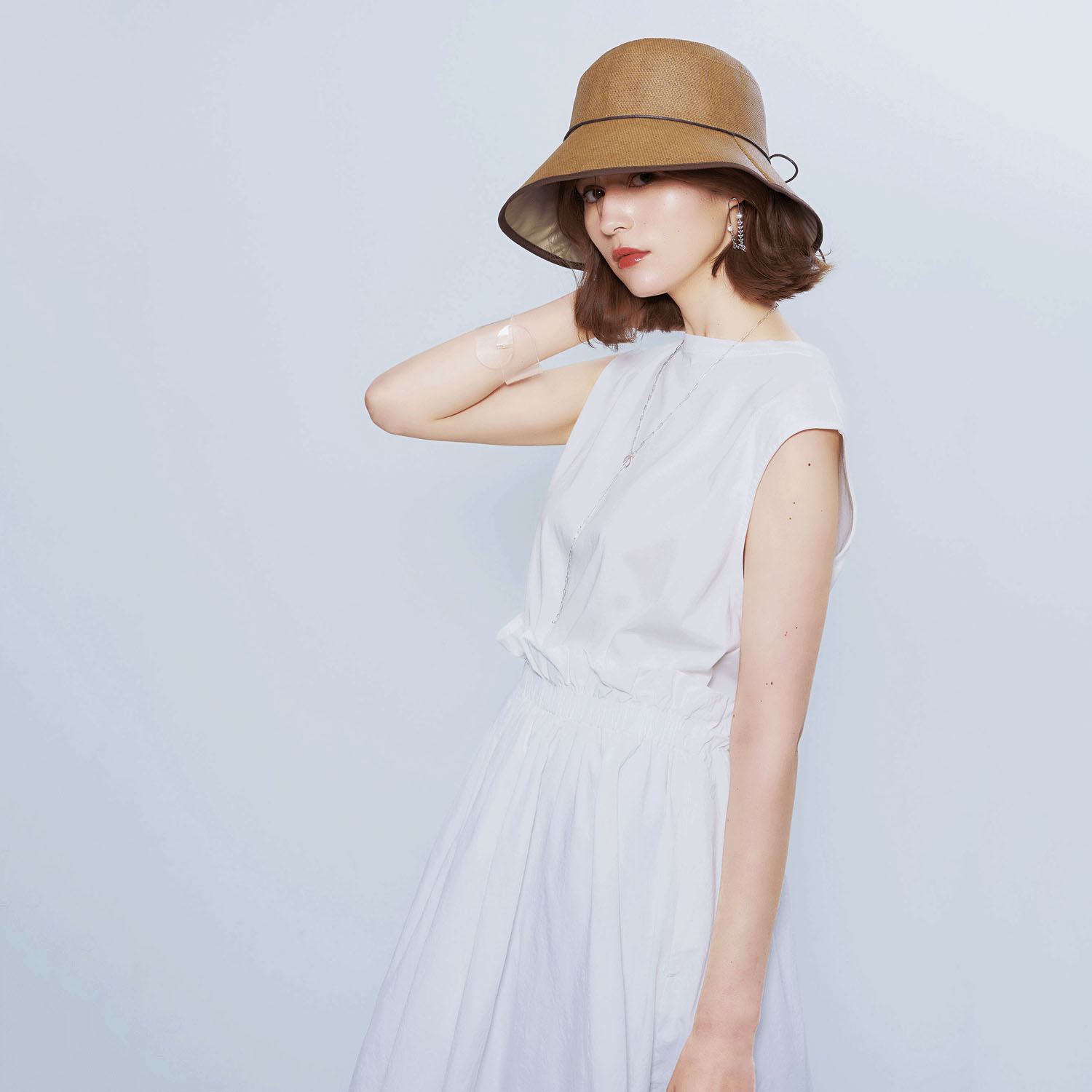 PRECIOUS UV サンシェードペーパーハット - 画像3