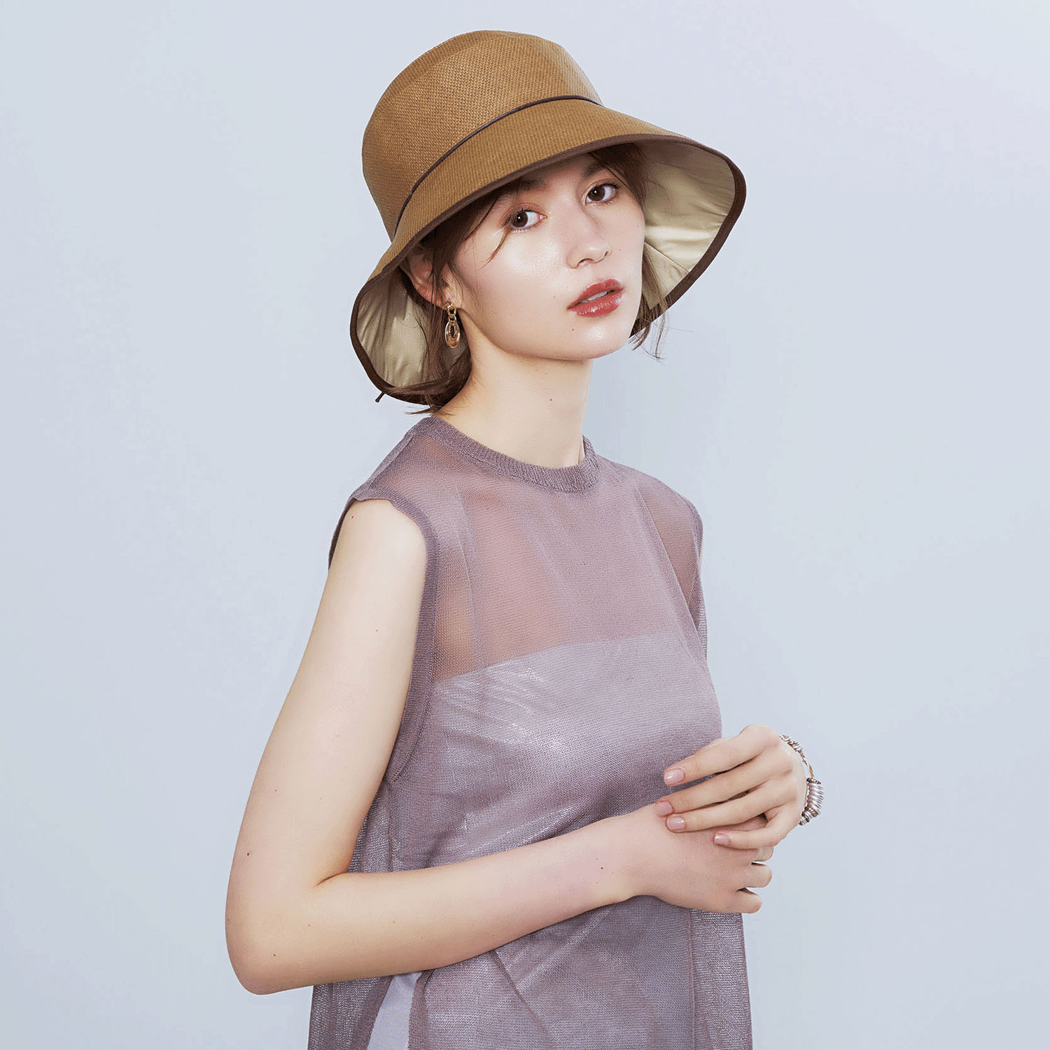 PRECIOUS UV サンシェードペーパーハット - 画像4