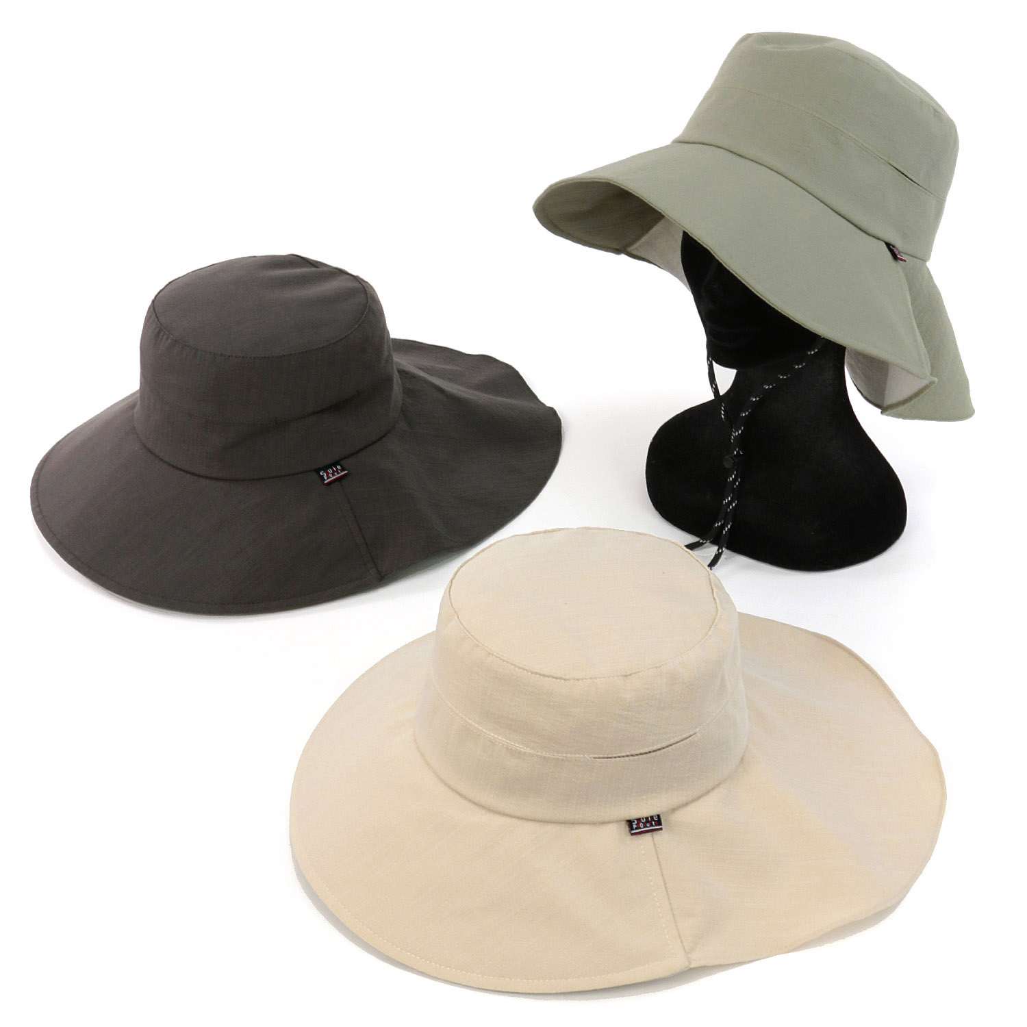 ベンチレーションかすれシェードハット