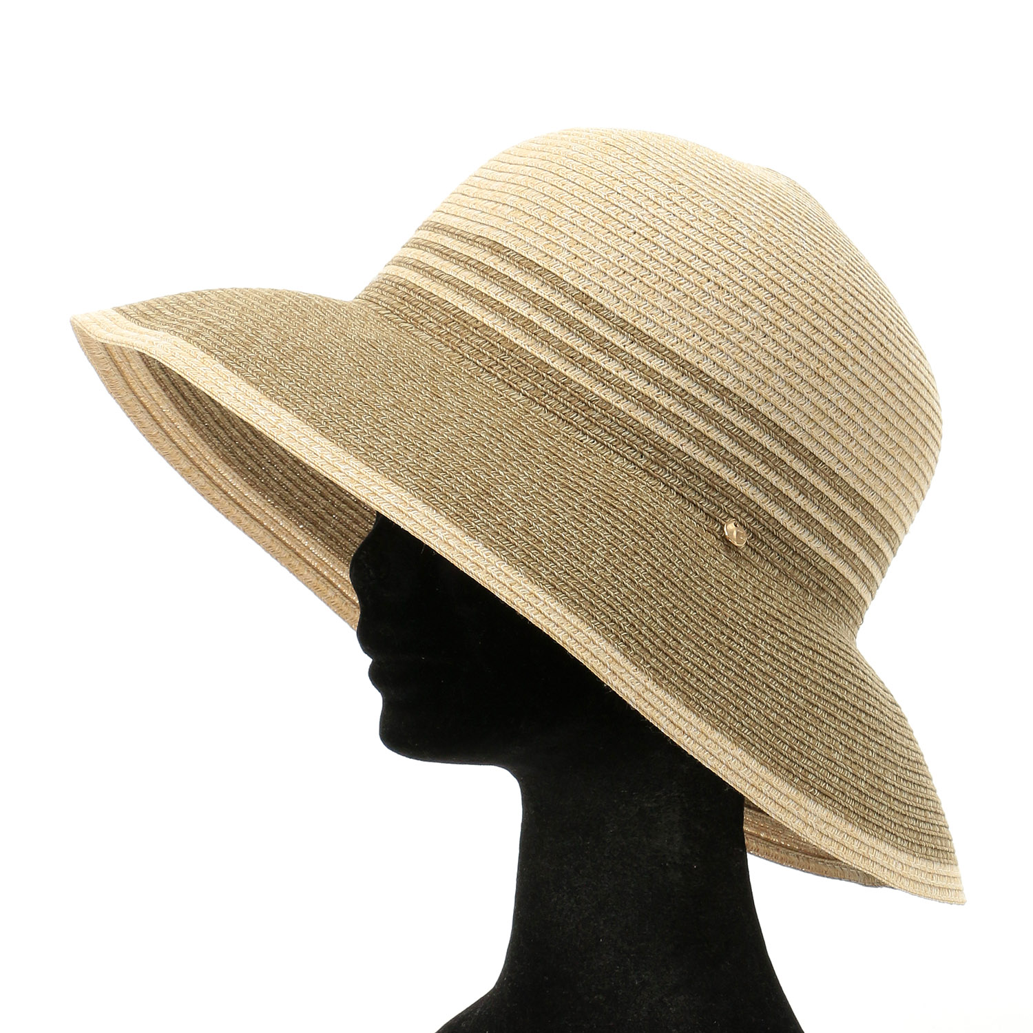 ウォッシャブルバイカラーキャペリン