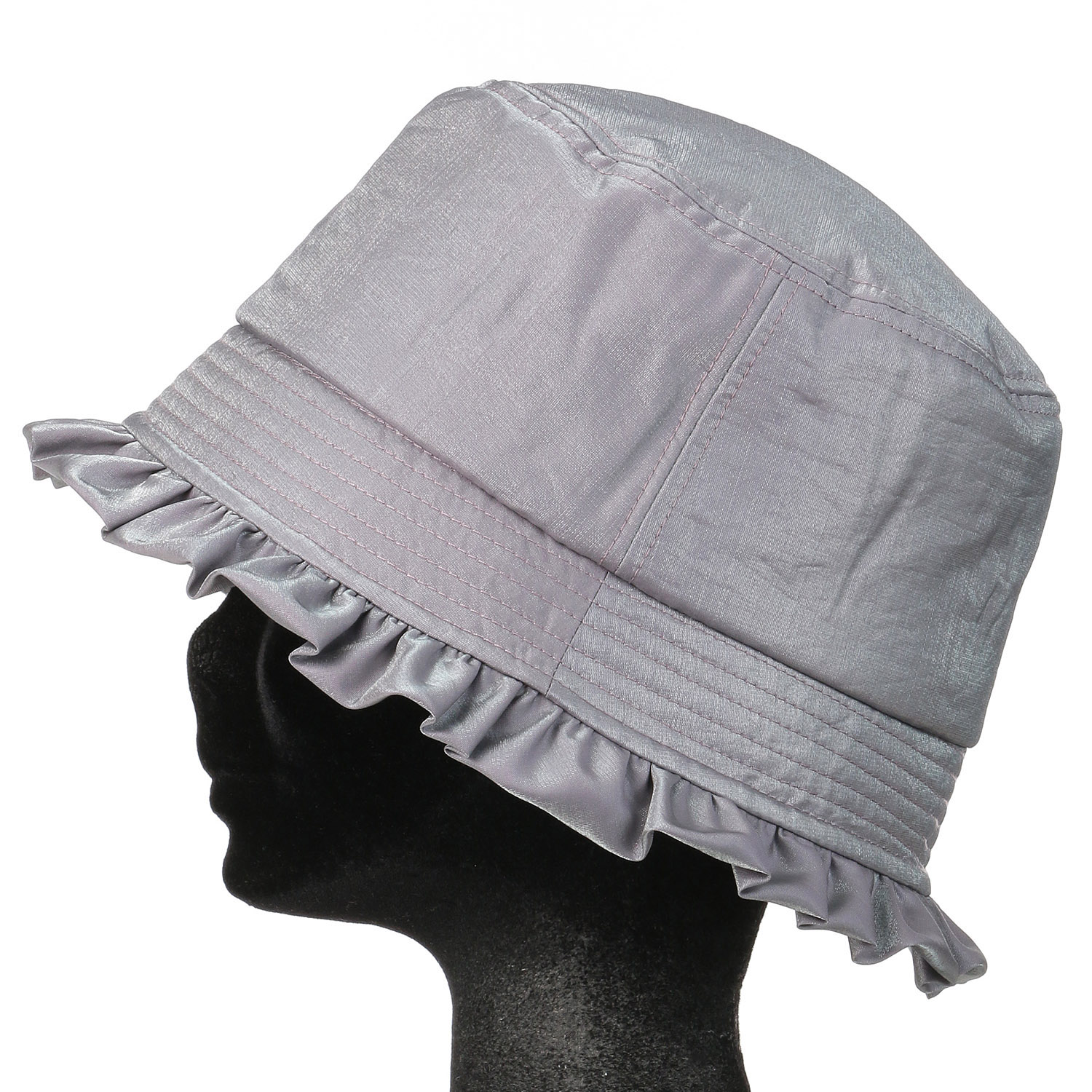 フリルバケットハット