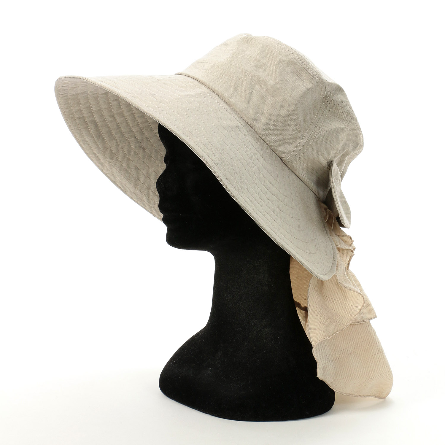 一級遮光シェードフリルハット - 画像3