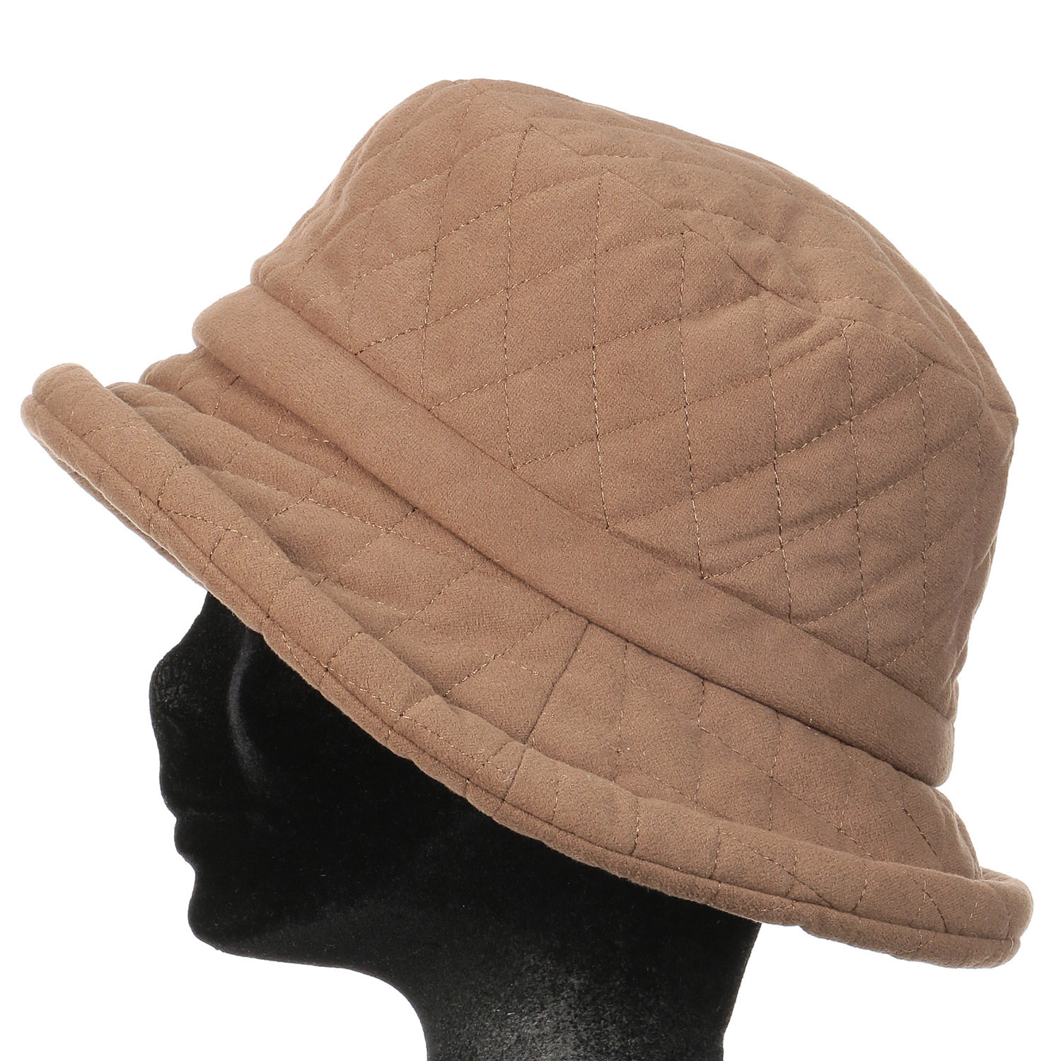 耳付きキルティングセーラーハット - 画像2