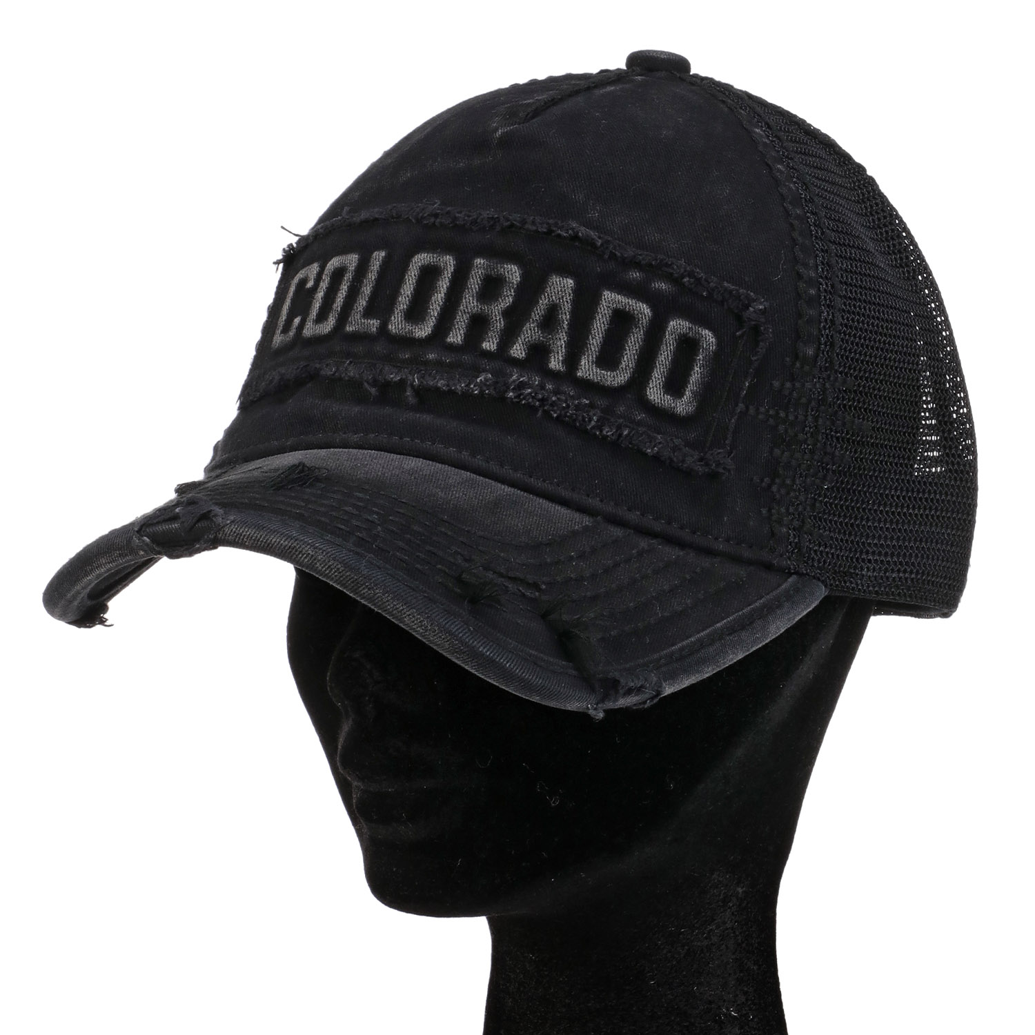 ダメージデニム加工キャップ - 画像5