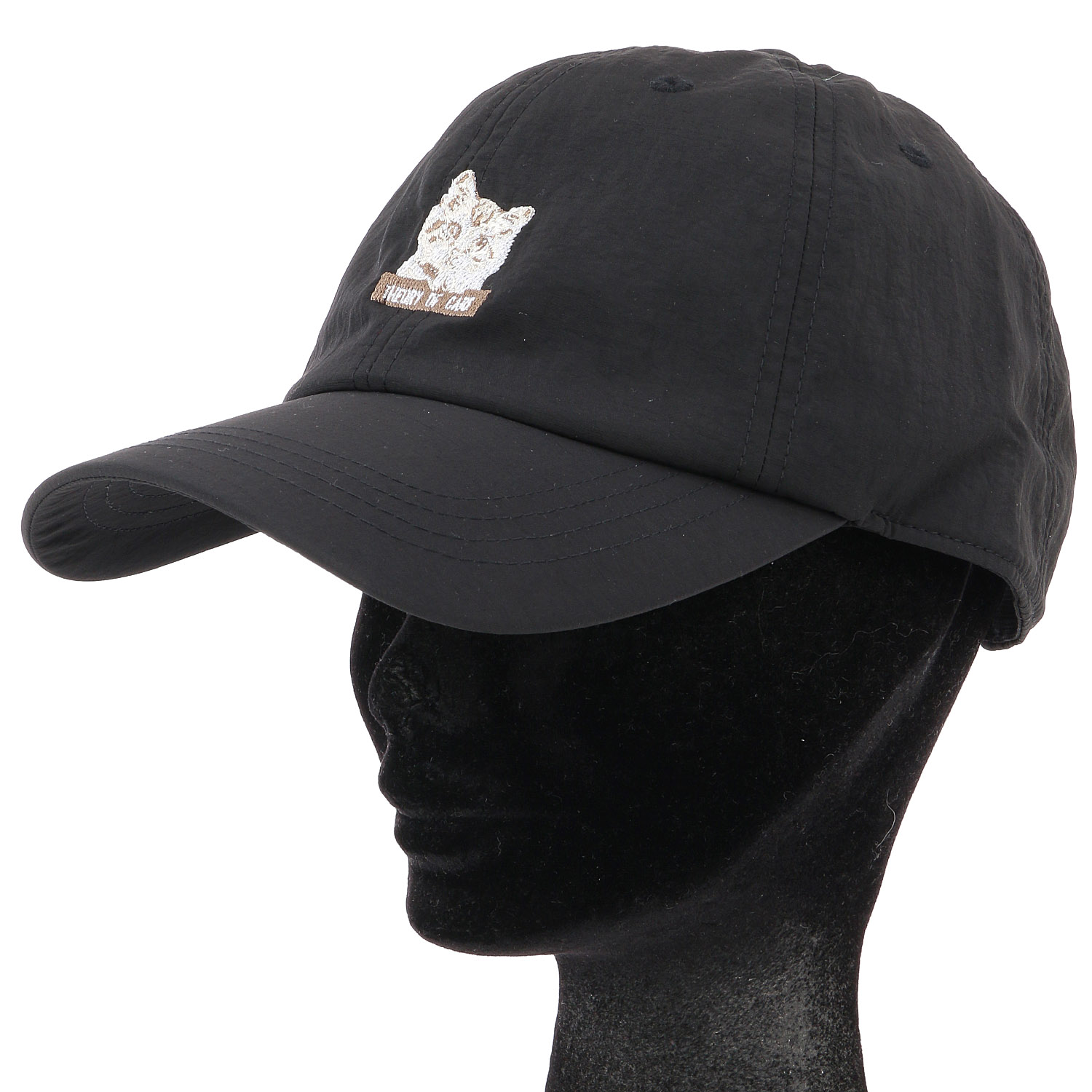 ネコ刺繍ナイロンキャップ - 画像2