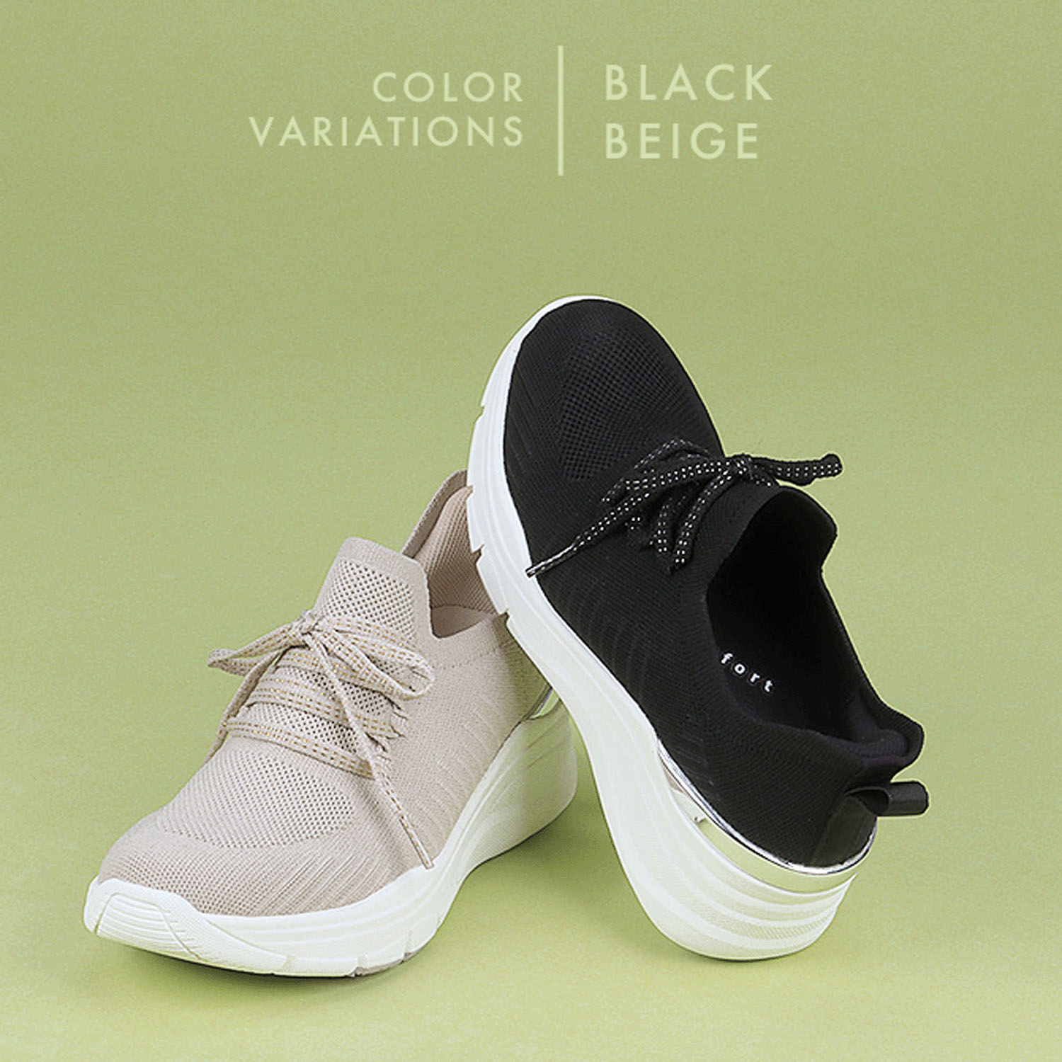 Pansy カジュアルニットスニーカー504 - 画像3