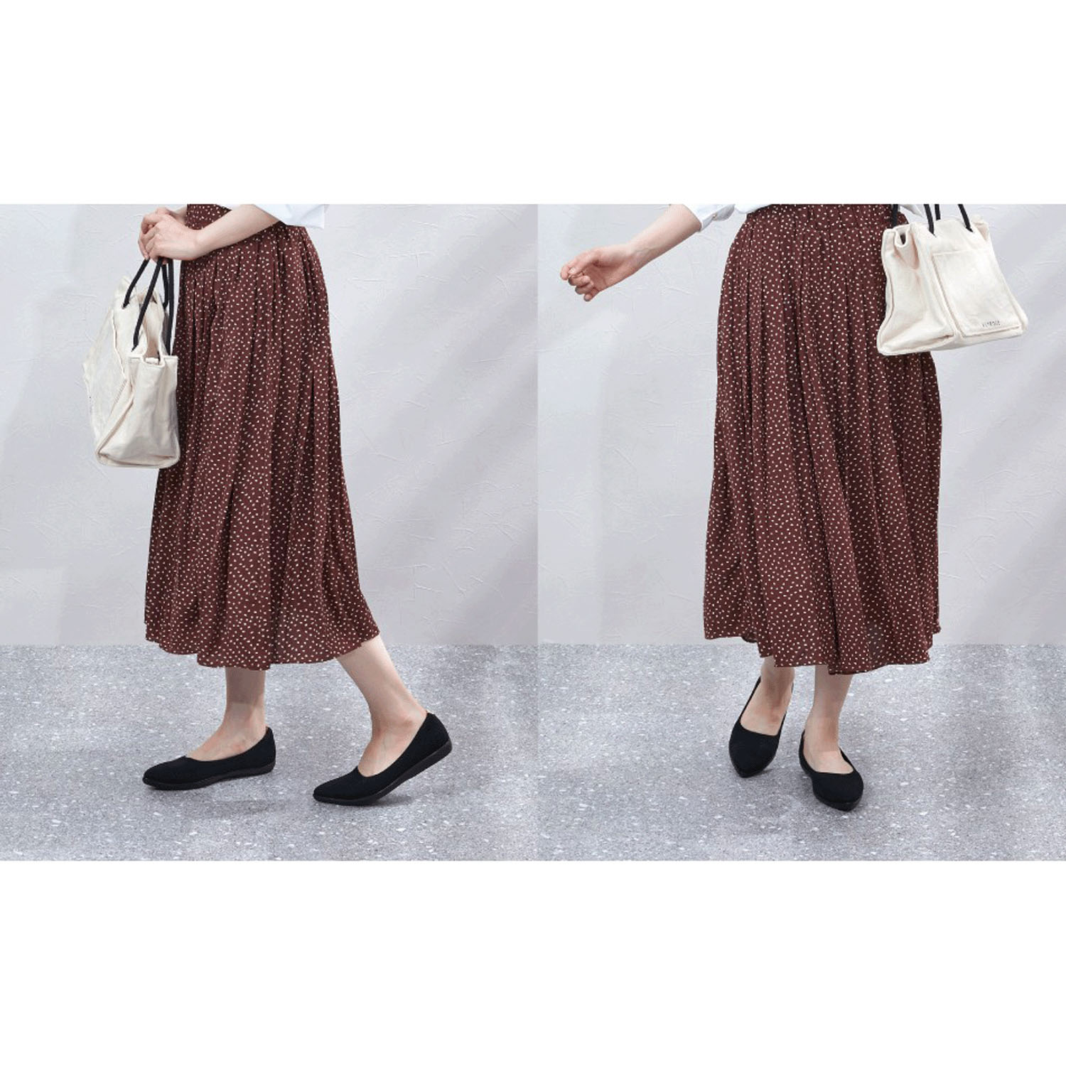 Pansy フェ・デ・フルール ニットパンプス FD118 - 画像3