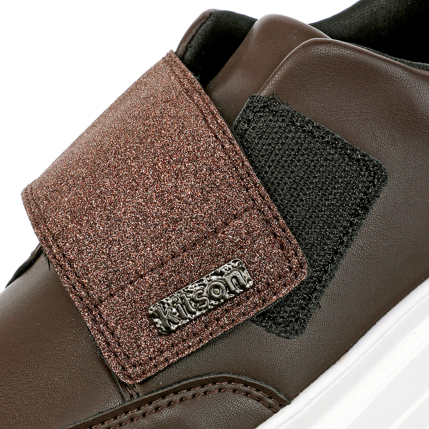 Kitson ベルクロ 厚底ラメスニーカ－ 1502 - 画像5