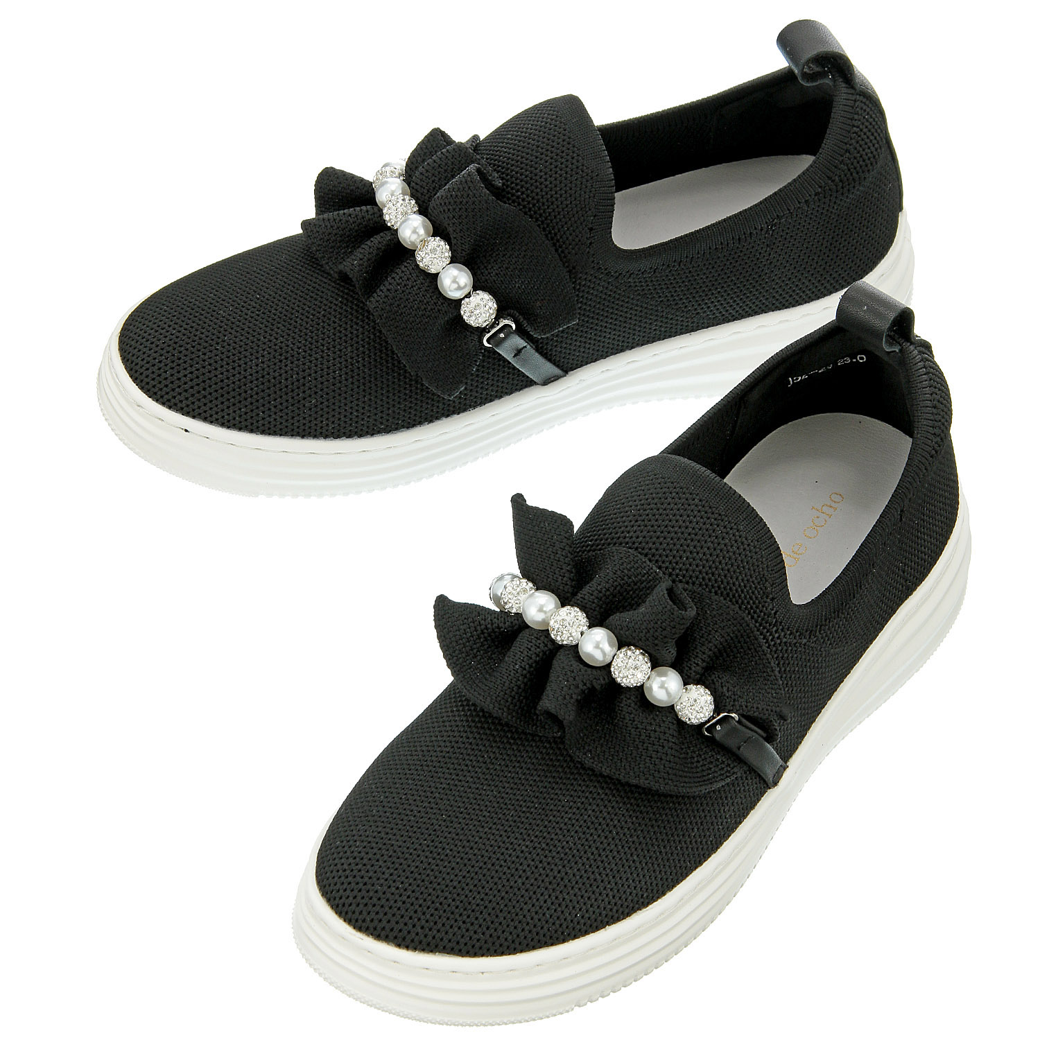 【好評パールフリルシューズ】 de ocho A de ocho パールフリルシューズ52－J52－28 - 画像7