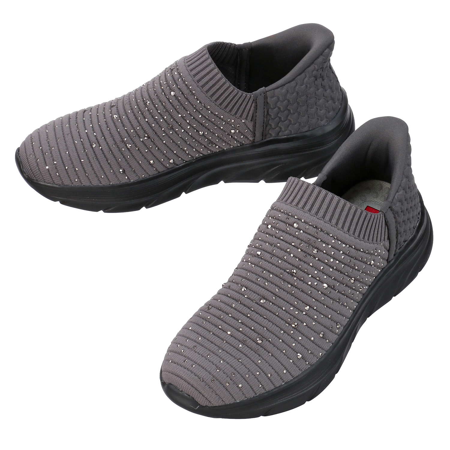 【するっと脱ぎ履きスニーカー】SPEEDY DUCK するっとINニットスニーカー8080 - 画像2