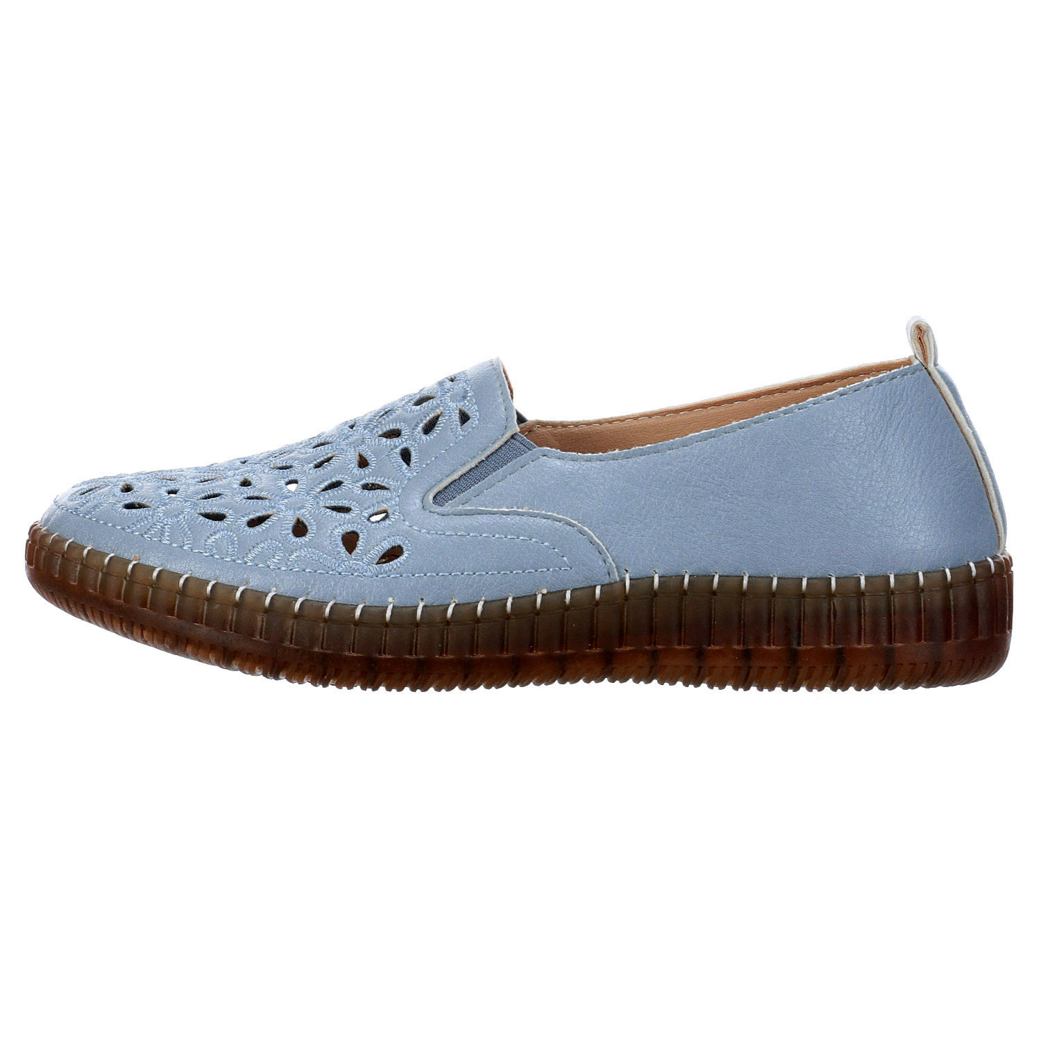 Himawari 花刺繍パンチングシューズ - 画像6