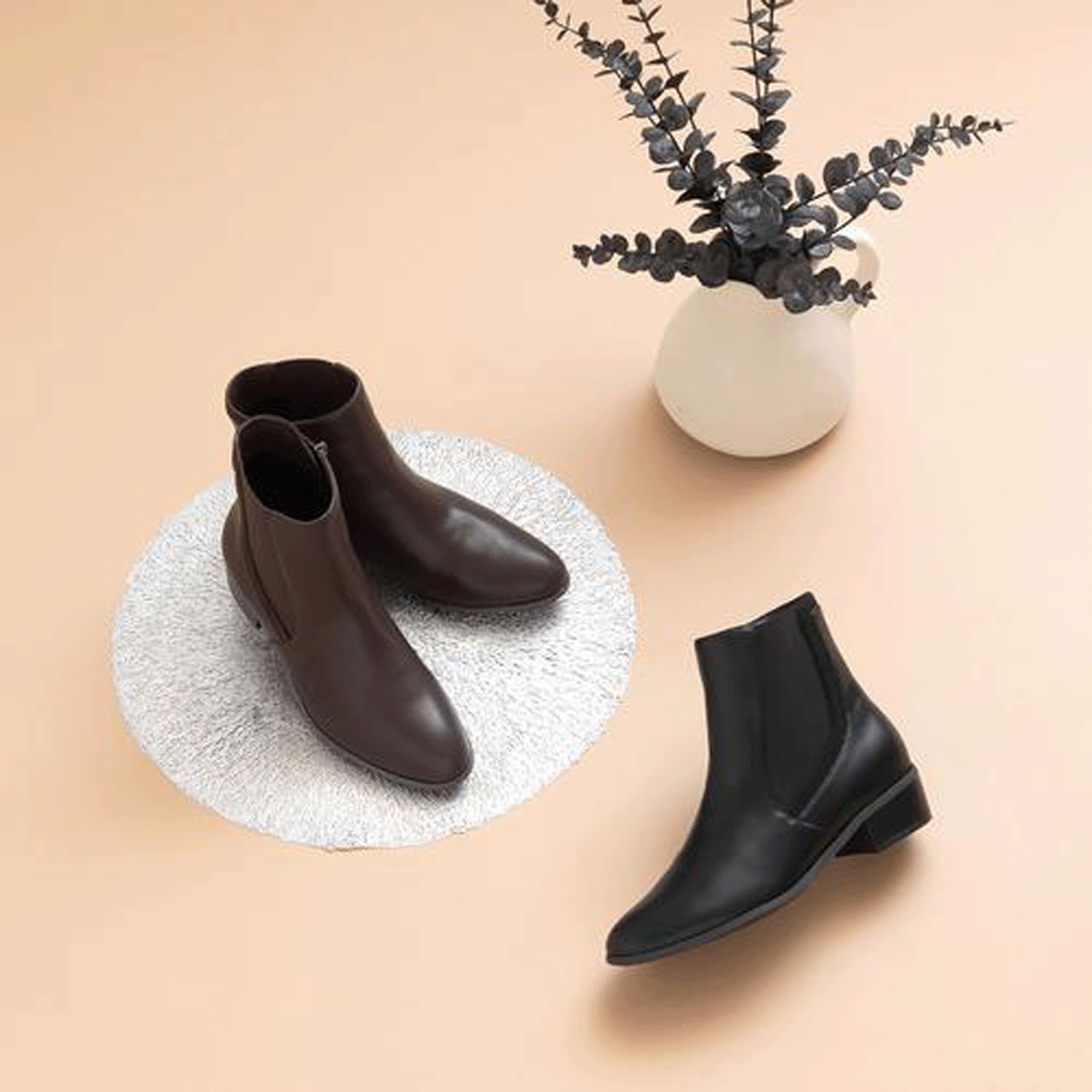 JELLY BEANS サイド切り替えショートブーツ - 画像3