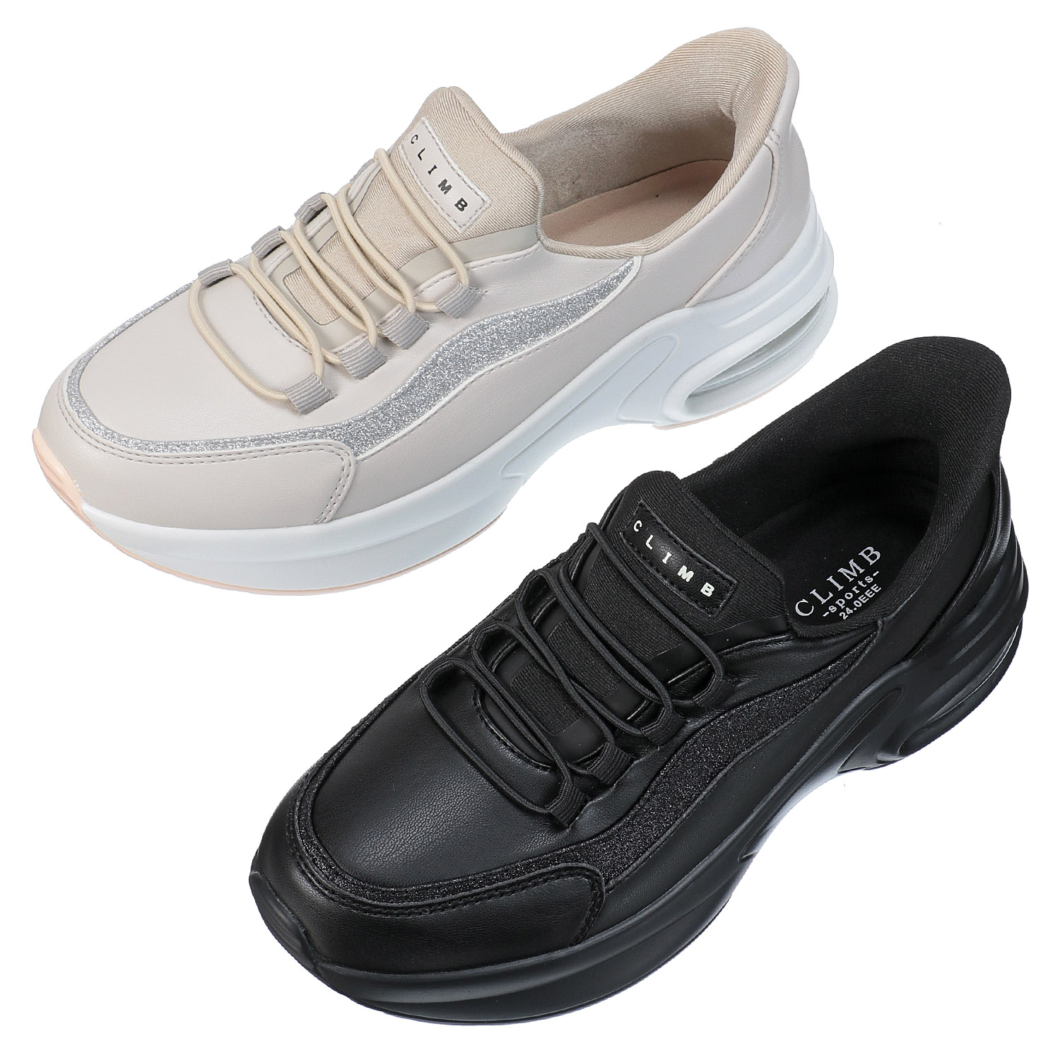 CLIMB FOOT SLIDEZ サイドグリッターシューズ - 画像1