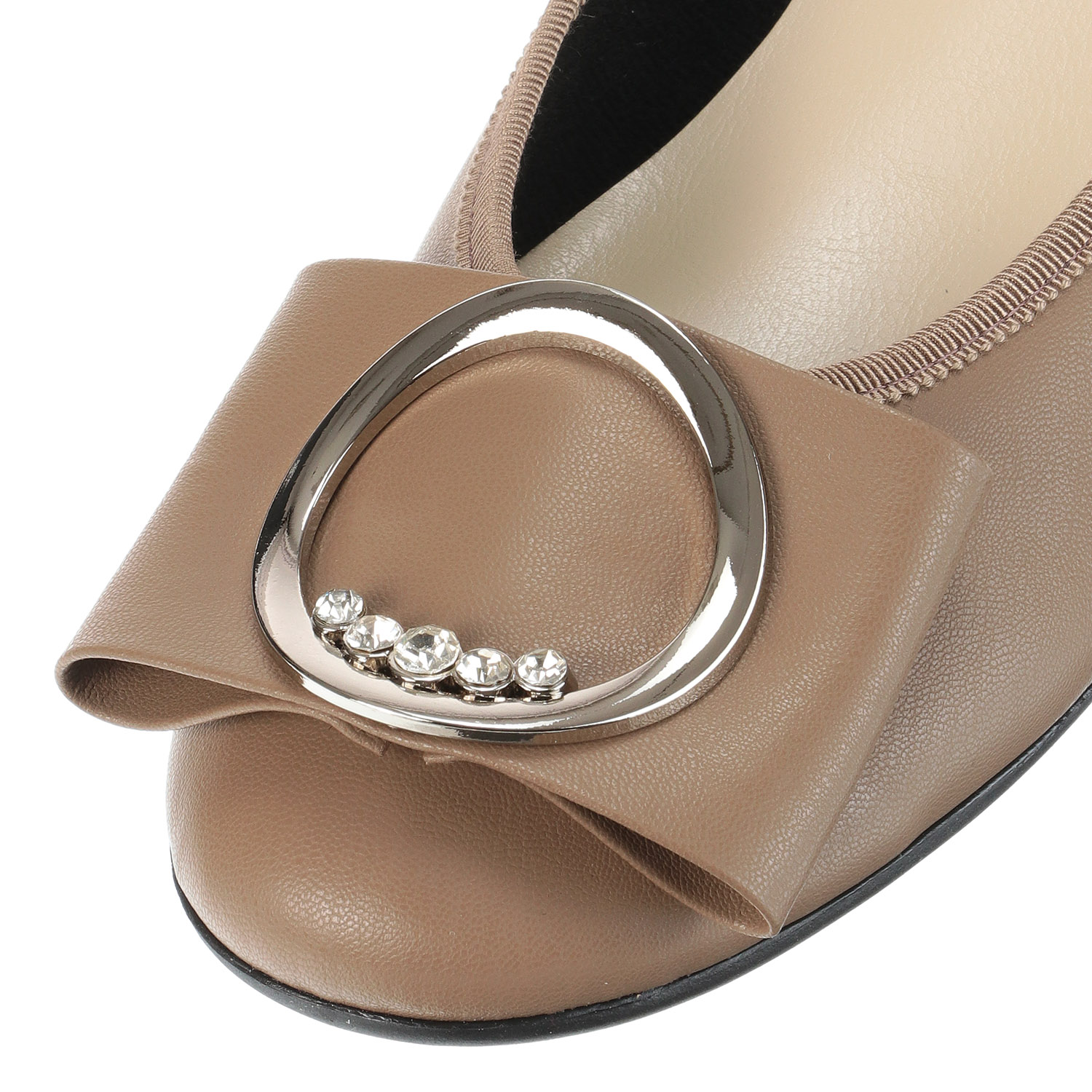 AC リングバックルリボン付きパンプス 105 - 画像7