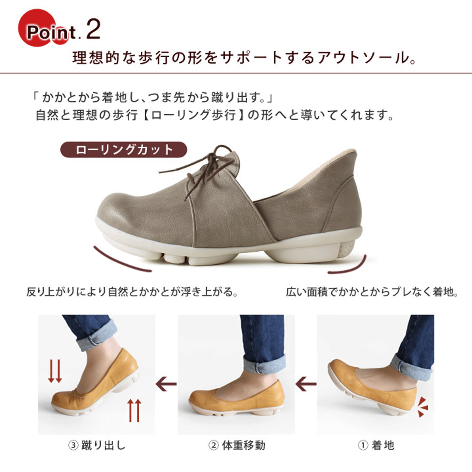 ツヴォル ハンズフリーレースアップシューズTBー503 - 画像6