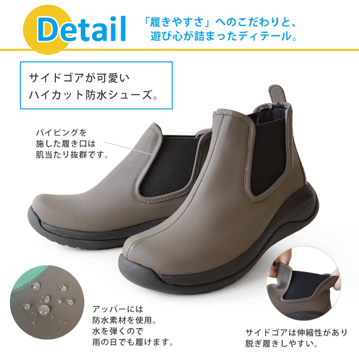 リゲッタカヌー サイドゴア防水シューズ CCME－007 - 画像3