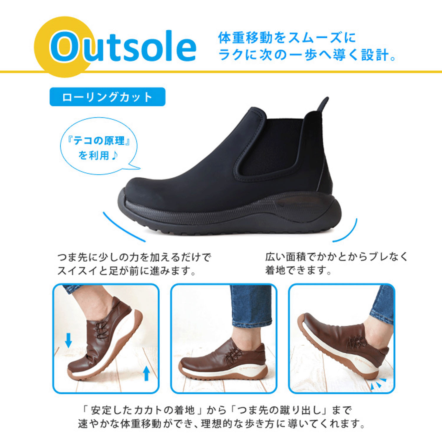 リゲッタカヌー サイドゴア防水シューズ CCME－007 - 画像5