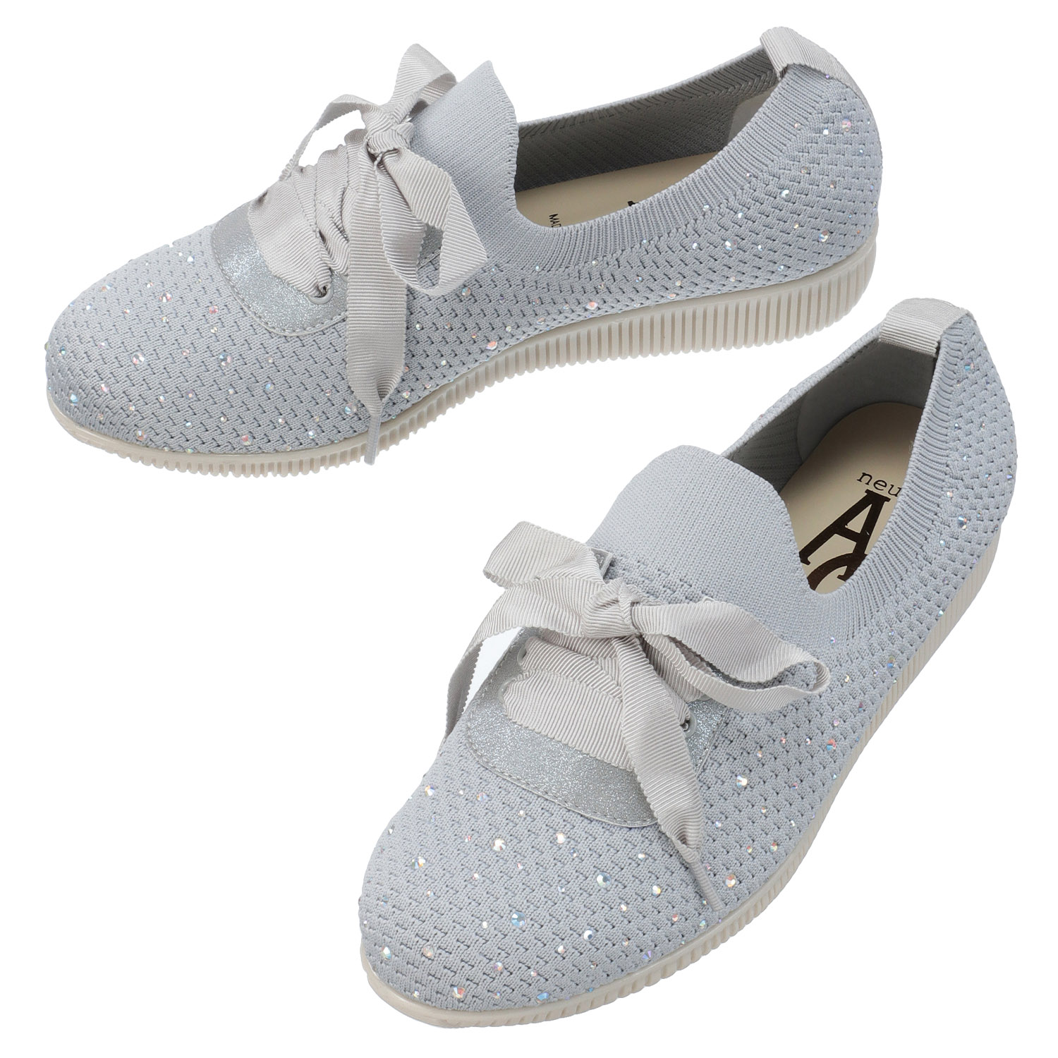 AC リボン紐付きニットシューズ 308 - 画像2