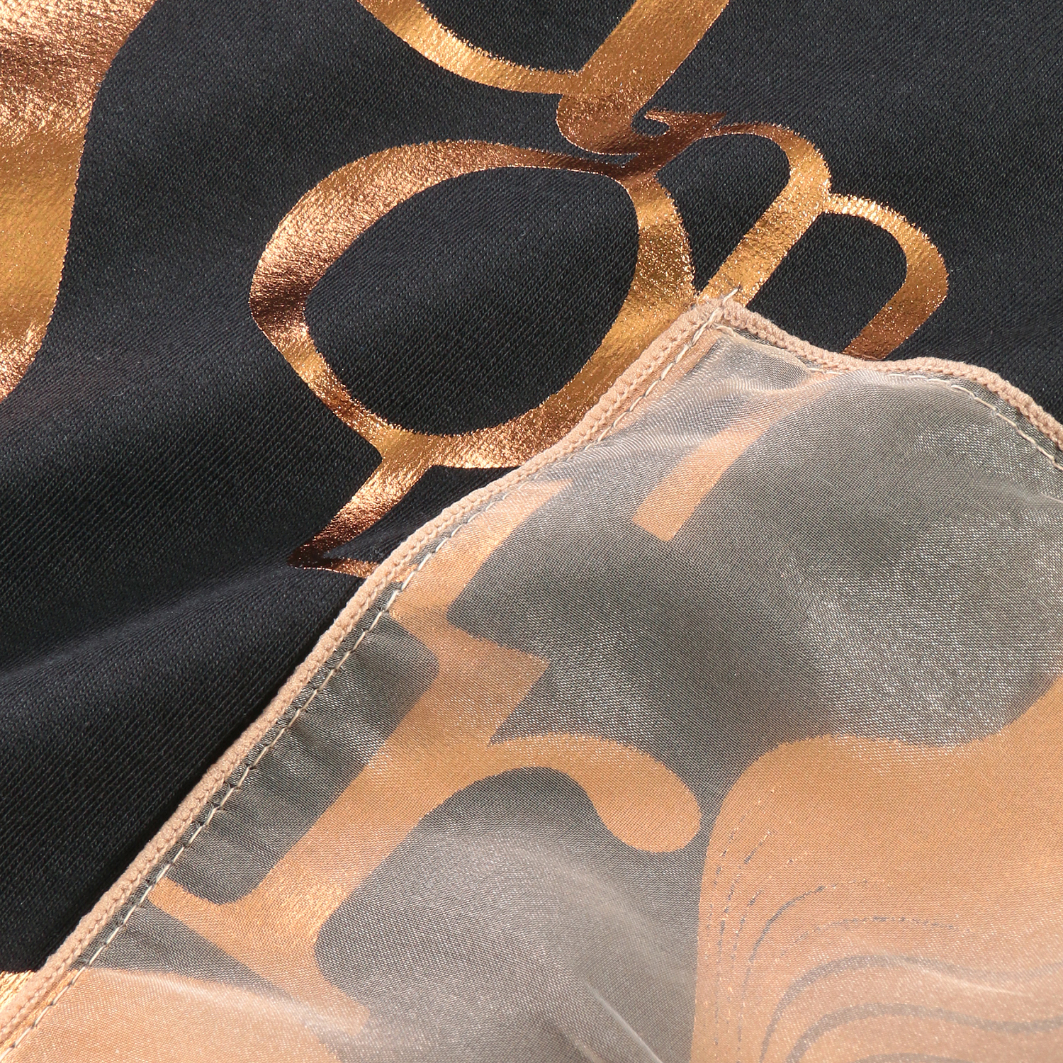 ハルズアミ シアードッキング箔プリントTシャツ - 画像8