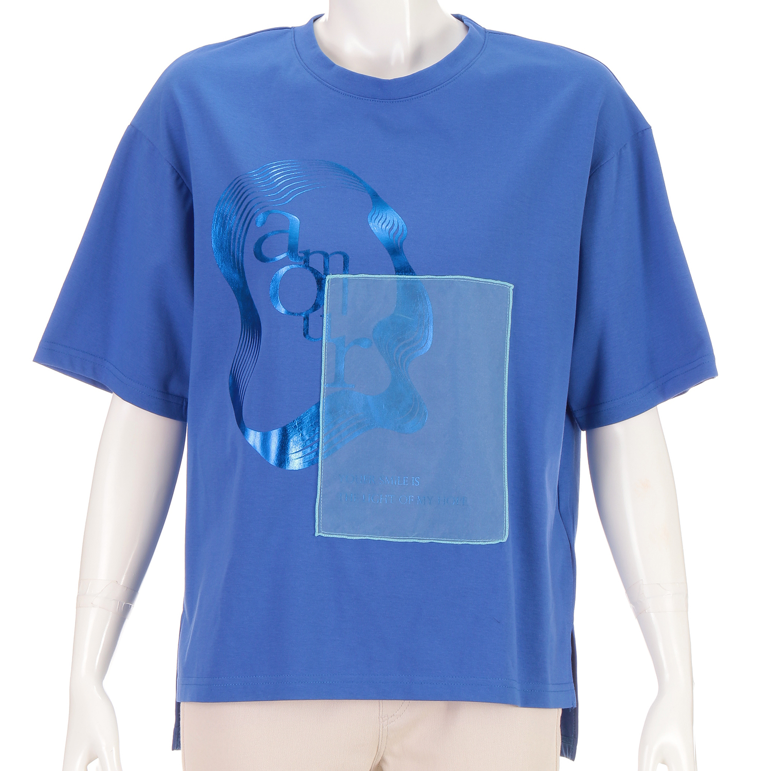 ハルズアミ シアードッキング箔プリントTシャツ - 画像10