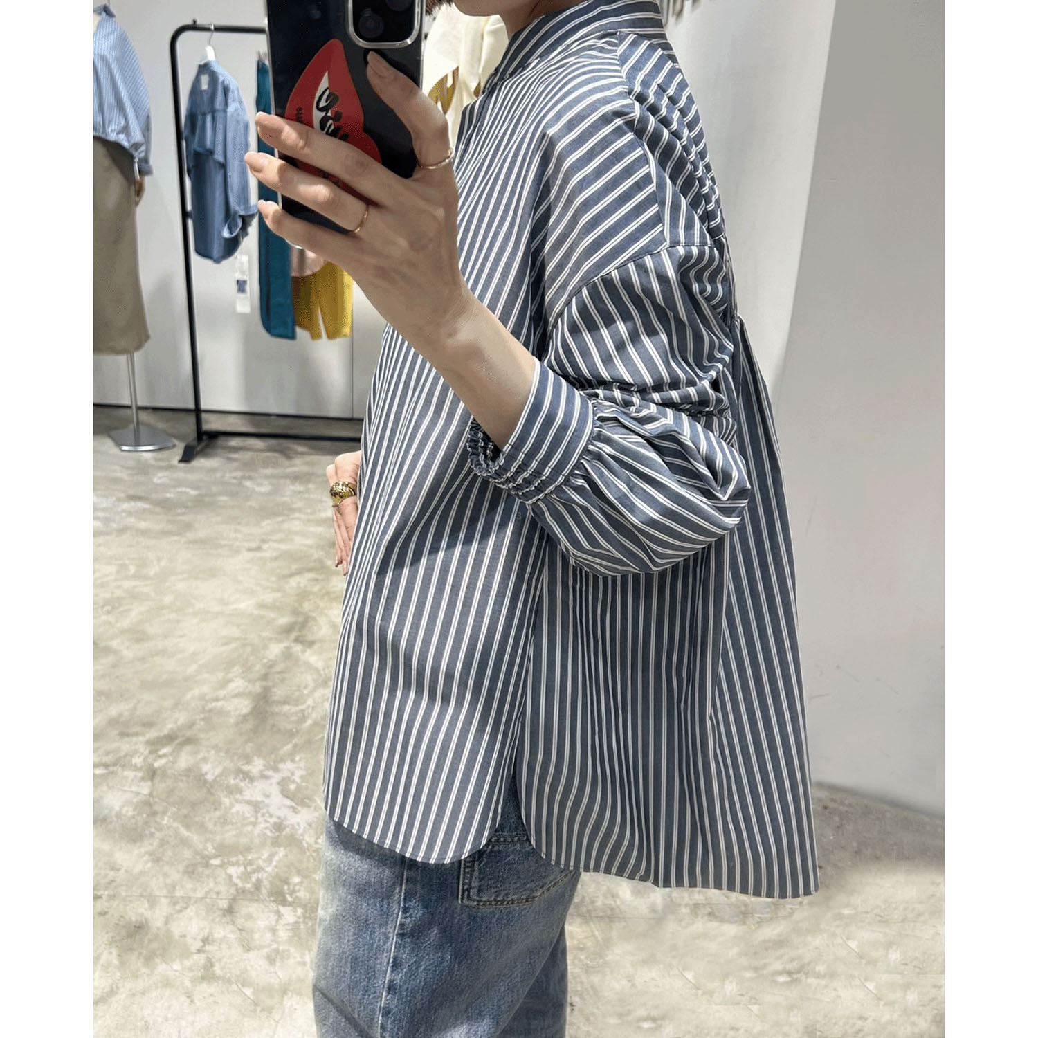 HERENCIA ストライプシャツ - 画像8